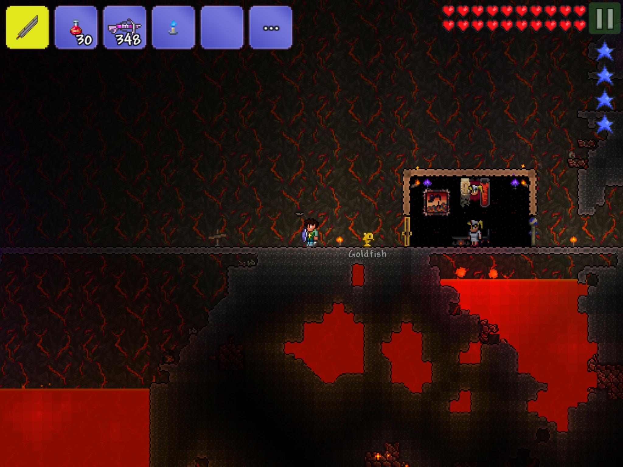I suppose it’s raining... Terraria