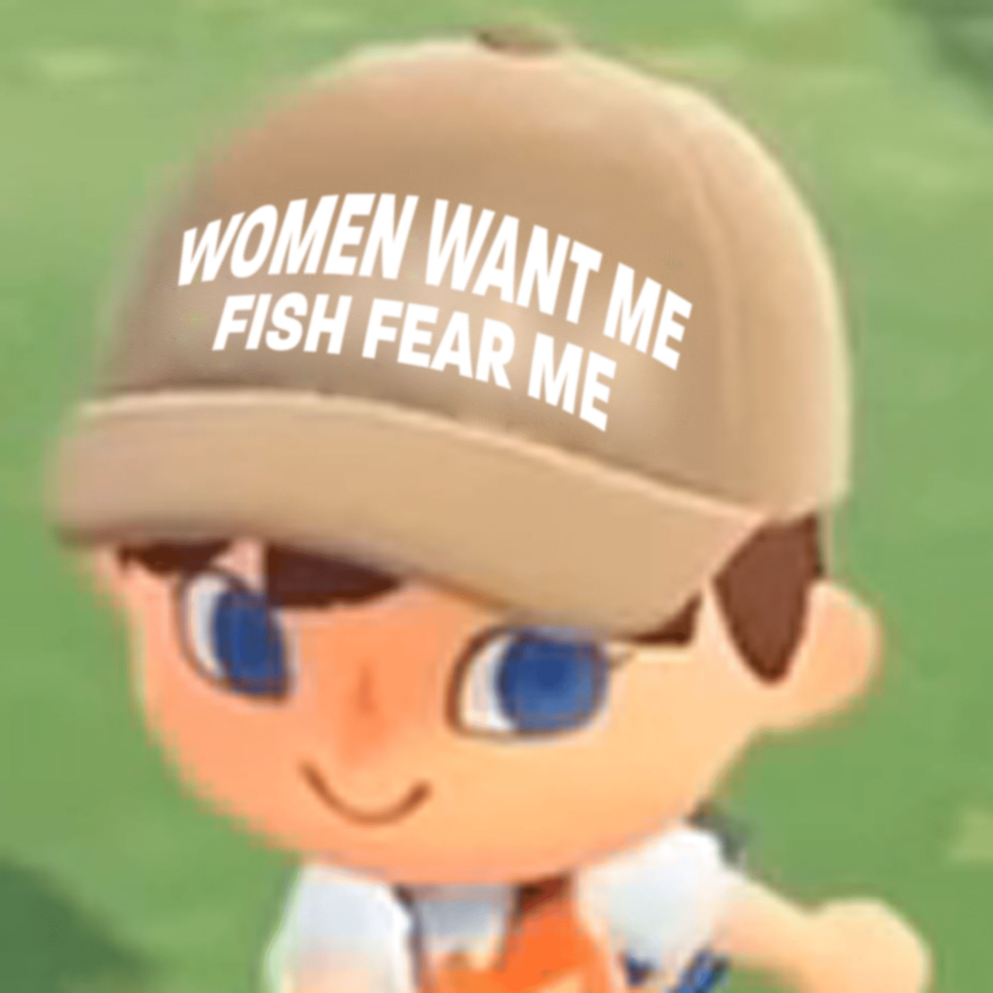women want me fish fear me AnimalCrossing