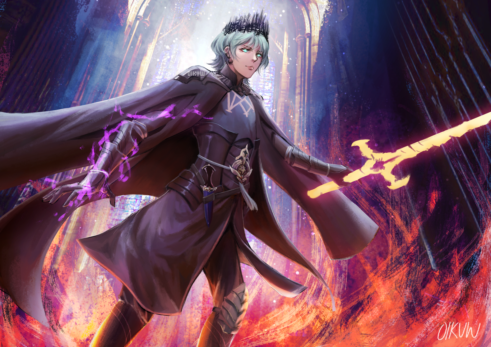 demon king byleth (oc) fireemblem