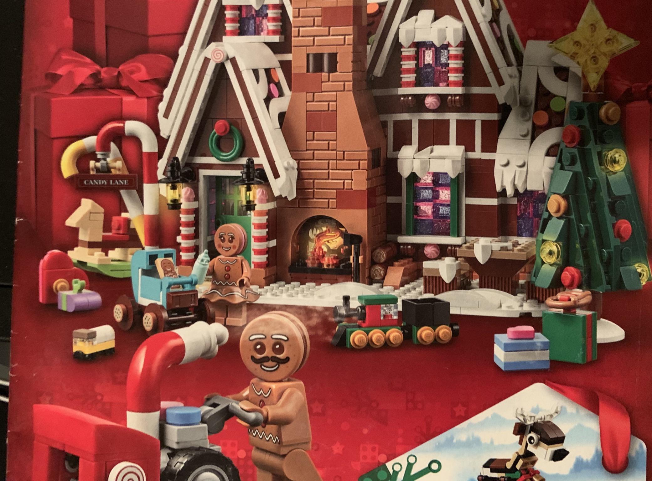 Gingerbread Man and Gingerbread Woman’s home is constructed from the