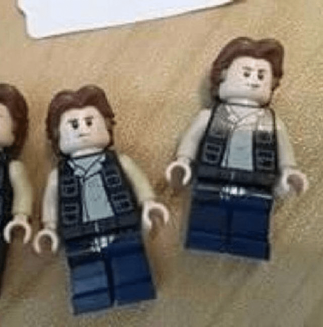 New Han Solo hairpiece! r/lego