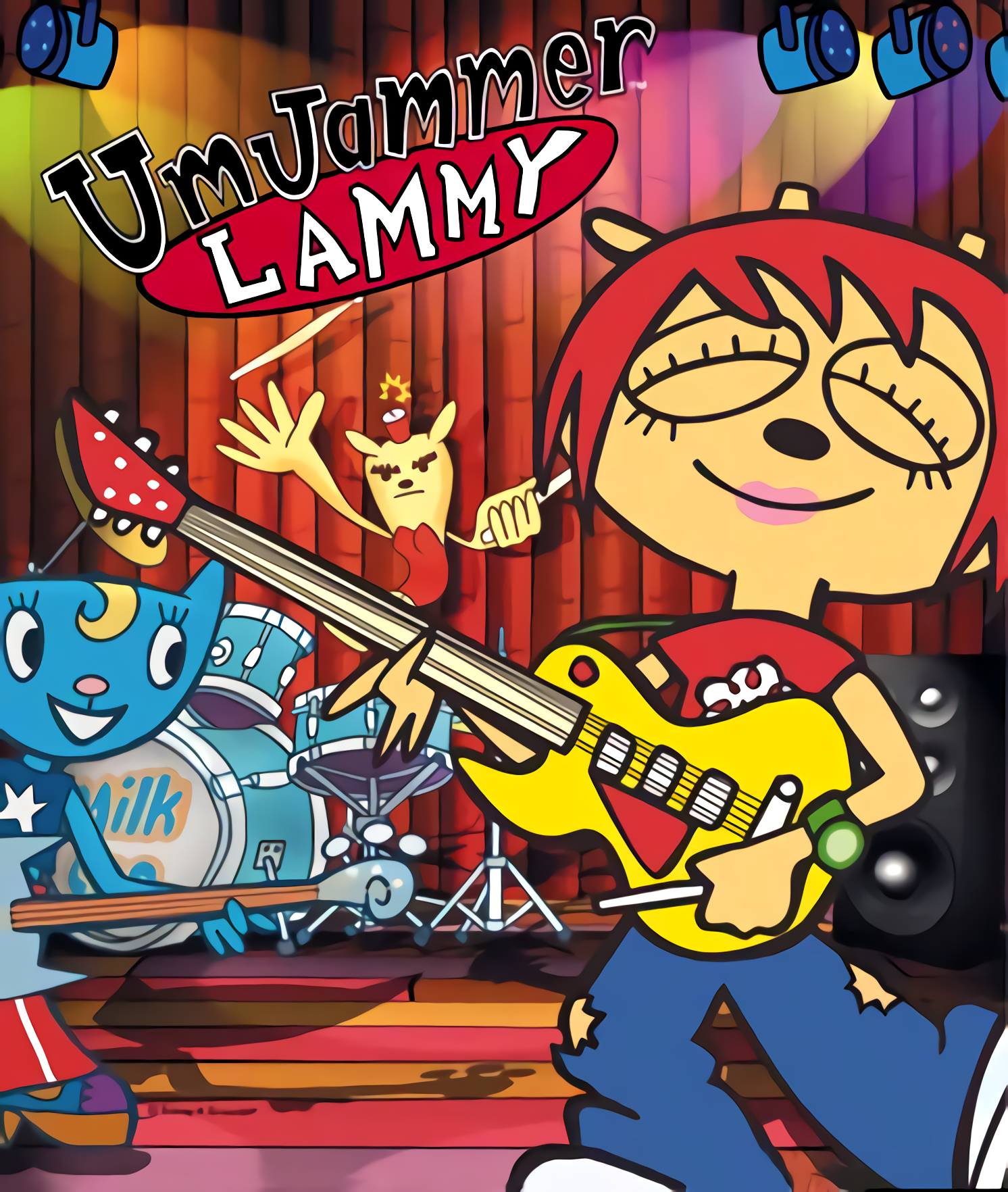 Um jammer lammy poster upscaled! 🎸🎶 r/Parappa