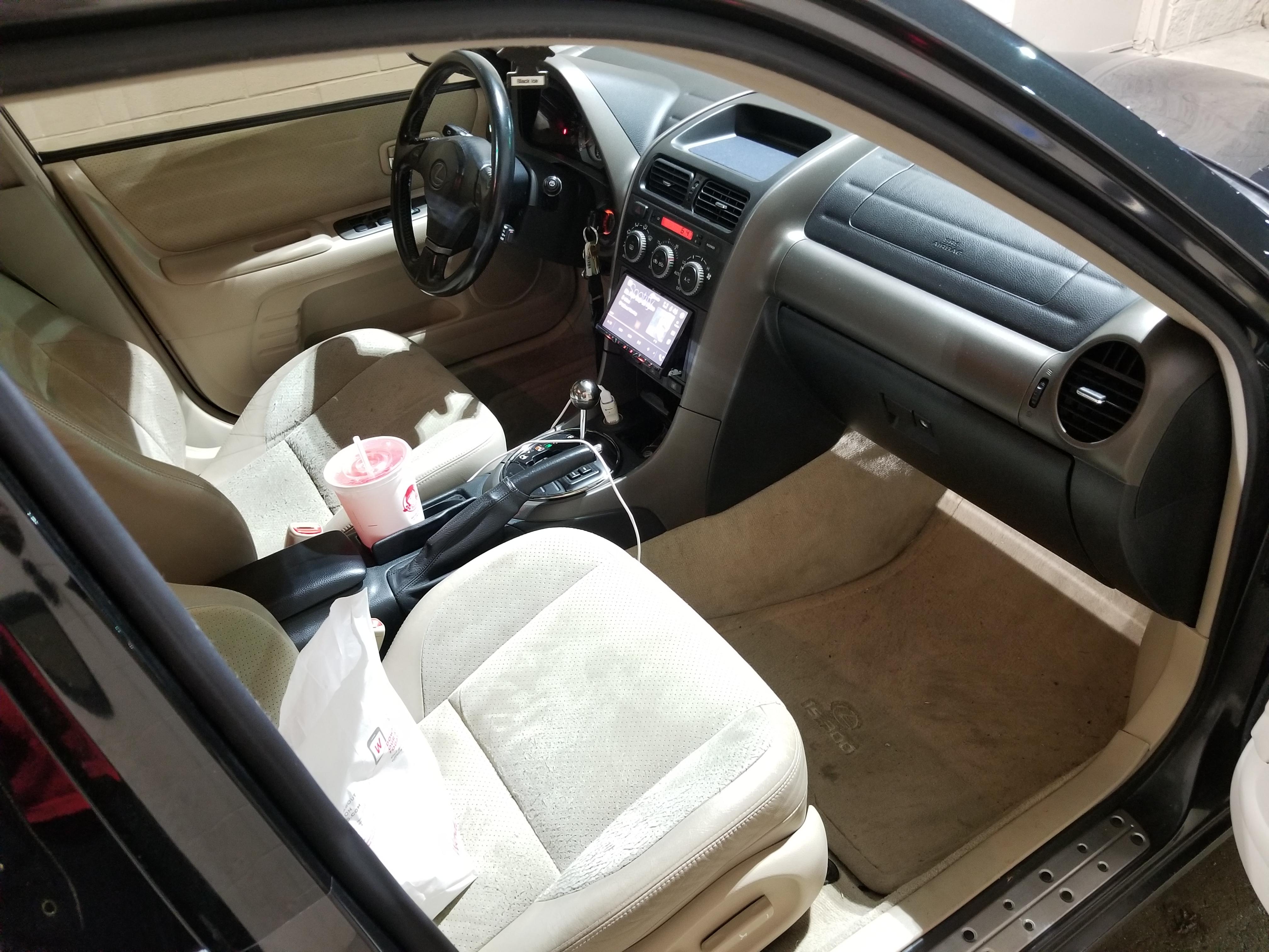 My 01 IS300 Interior r/IS300