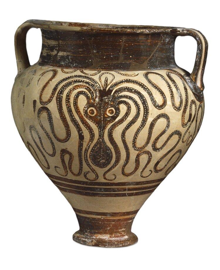 Marine Style Octopus Jar Mycenae [600x600] r/ArtefactPorn