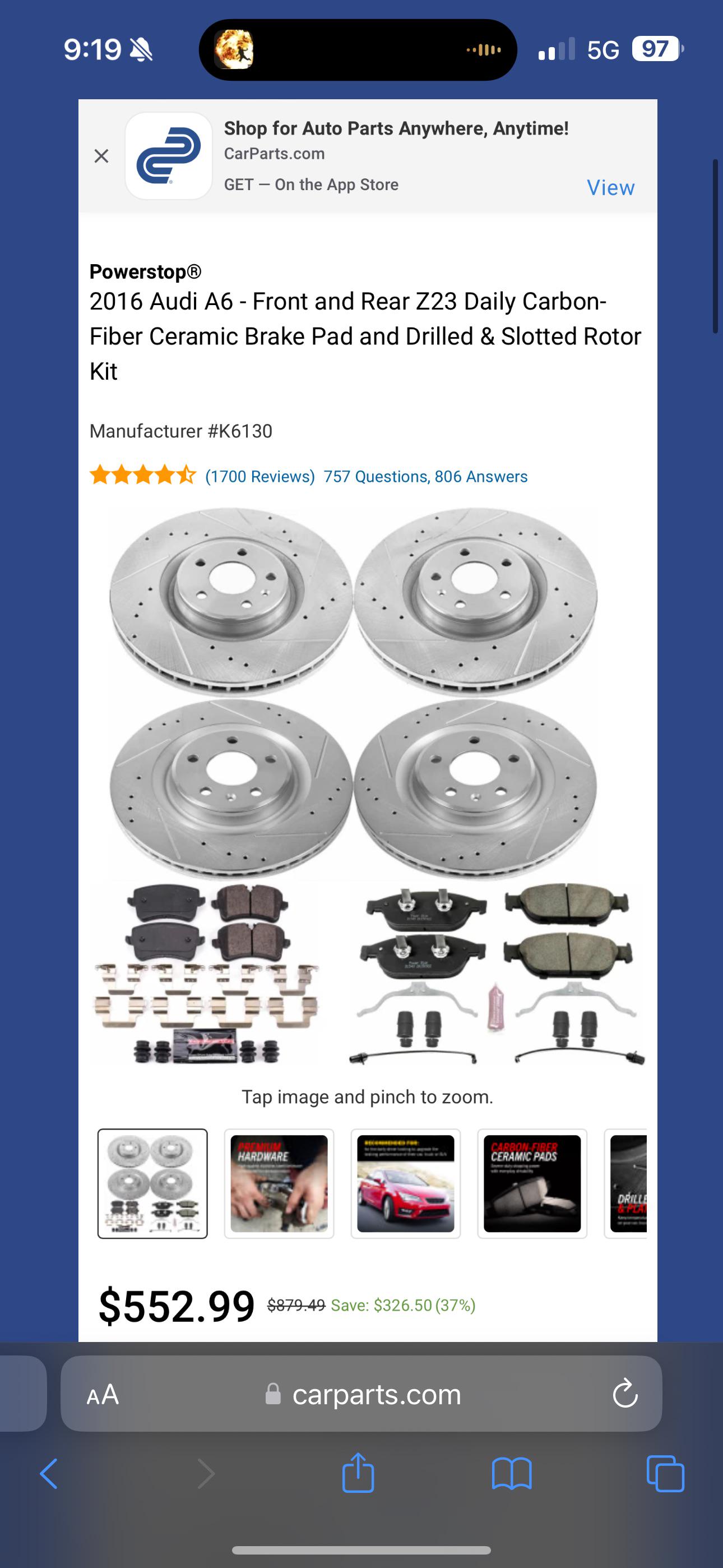 Good or bad? Power stop brakes : r/Audi