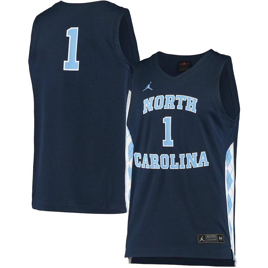 First look at UNC’s new navy blue alternate uniforms. Sources say they