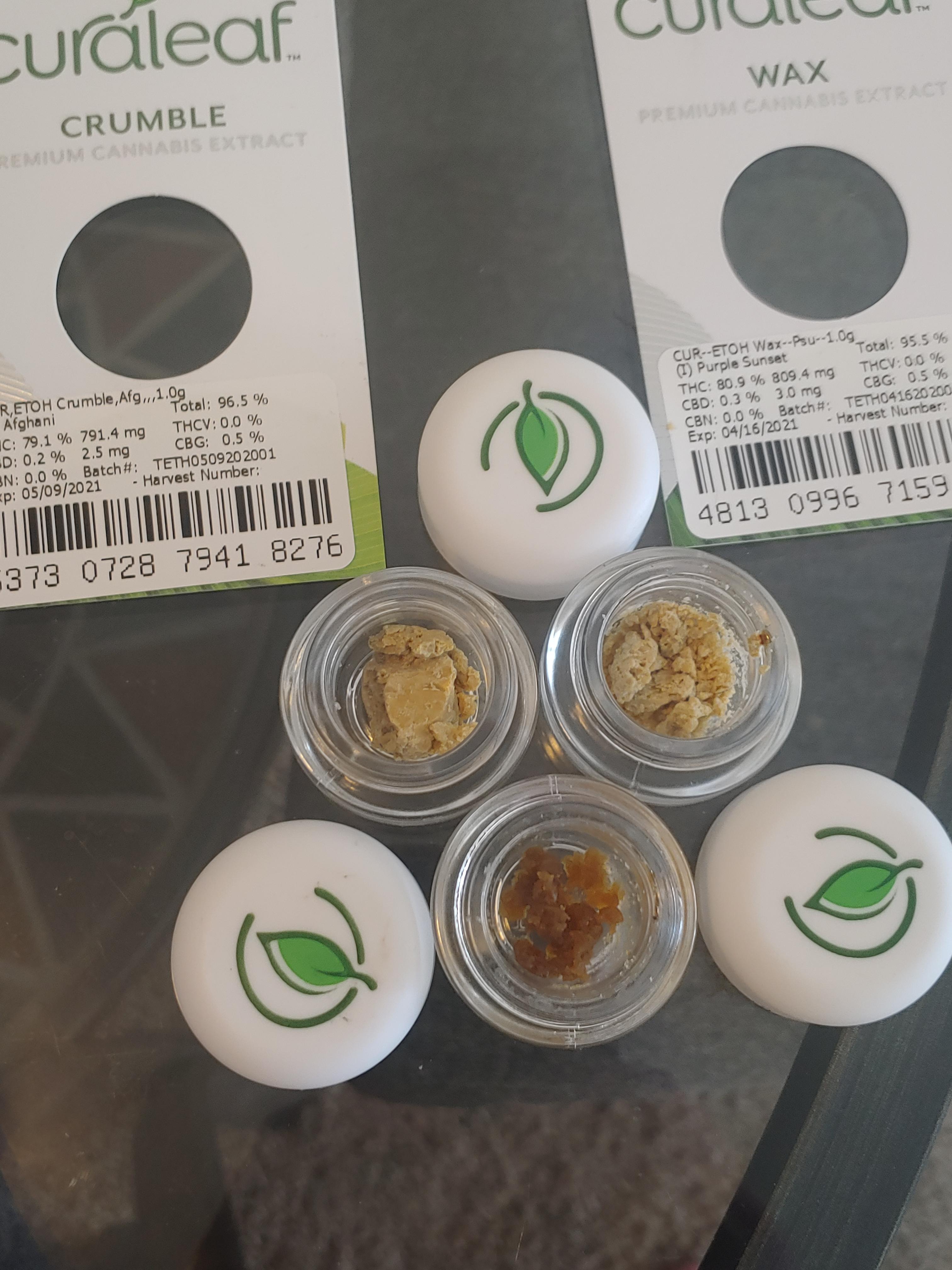 Suprised with the Curaleaf concentrates,Its some good medicine glad I