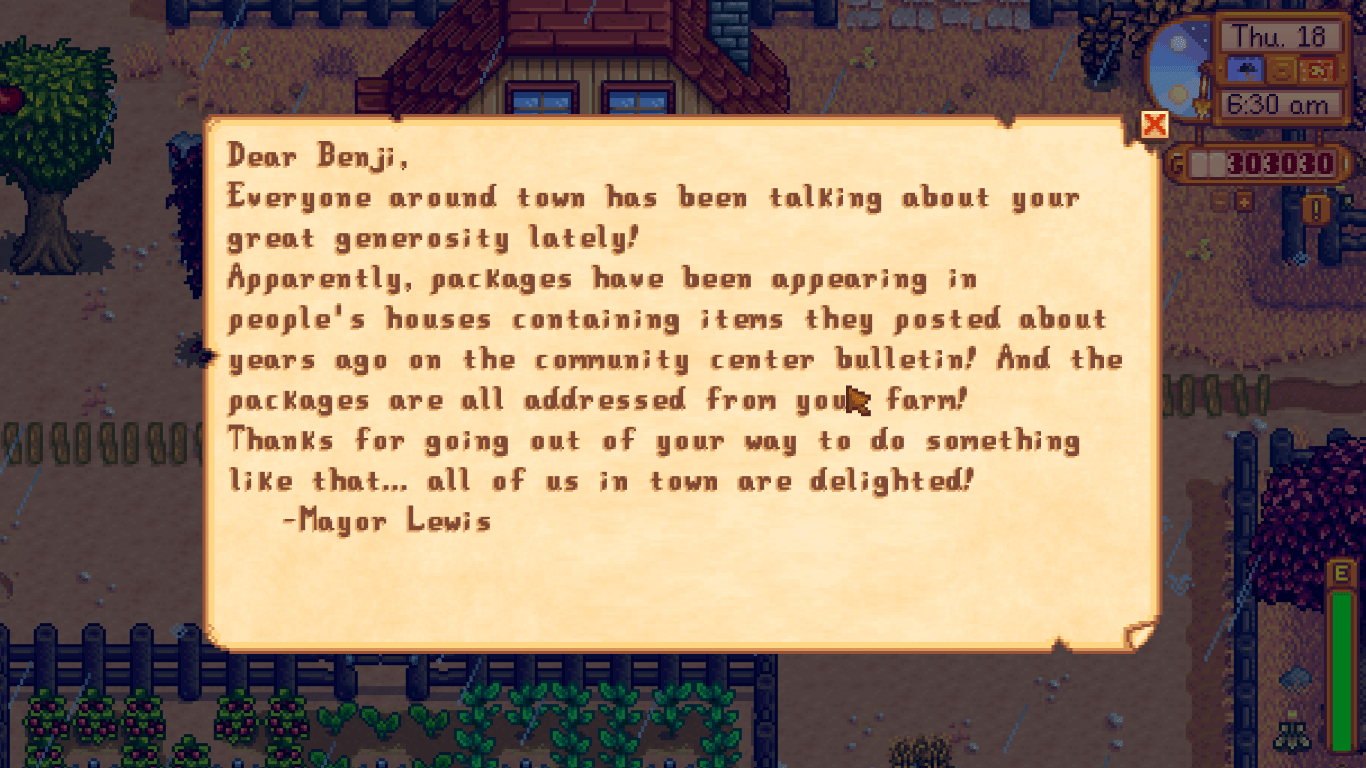 [SPOILER] I finished the Bulletin Board and this almost made me tear up