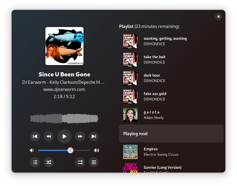 [Media] Amberol, a music player with no delusions of grandeur for the
