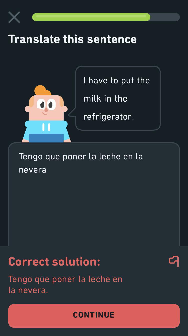First time something like this happened to me r/duolingo