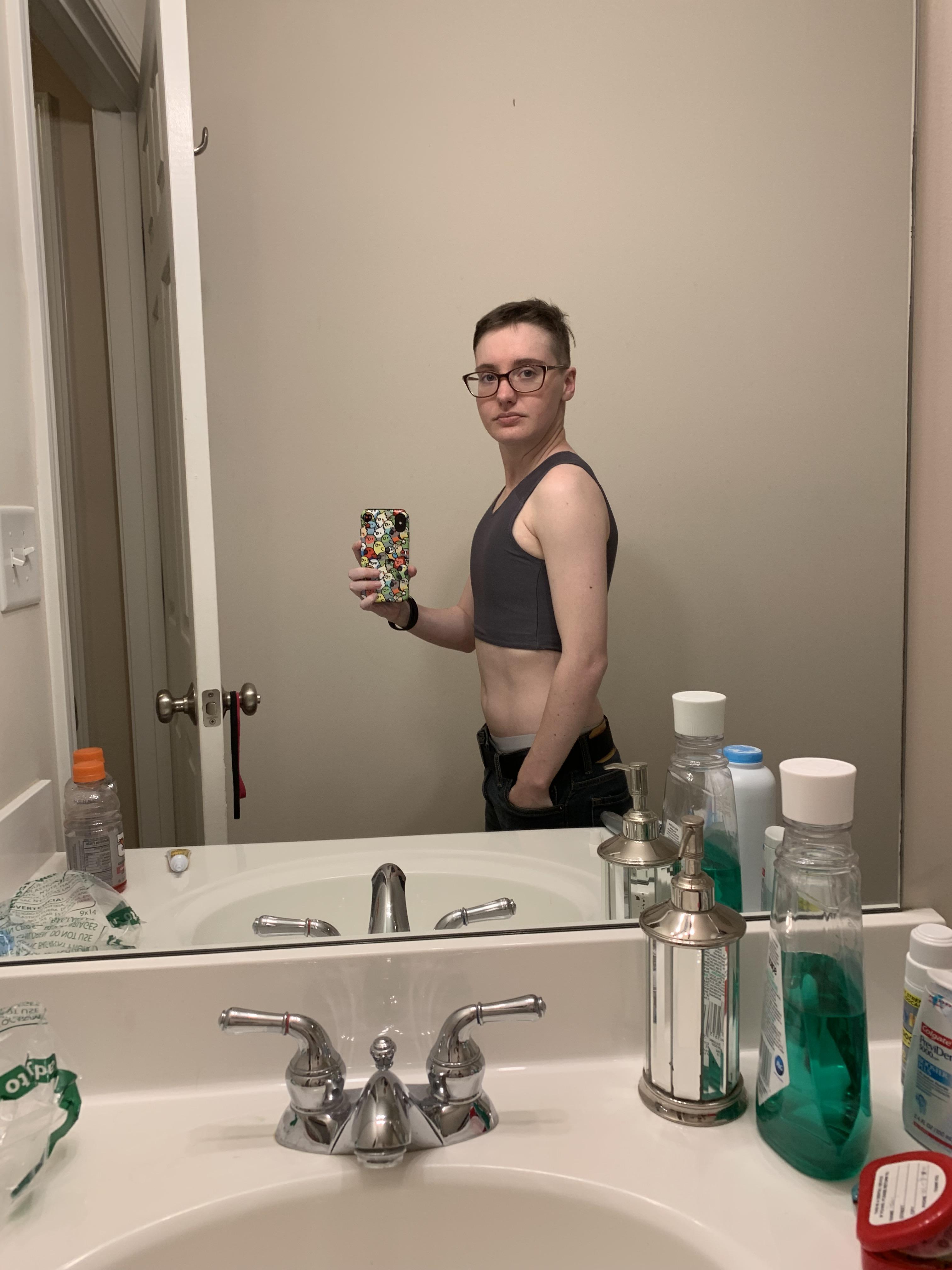 My binder came today! 😭 r/FTM_SELFIES