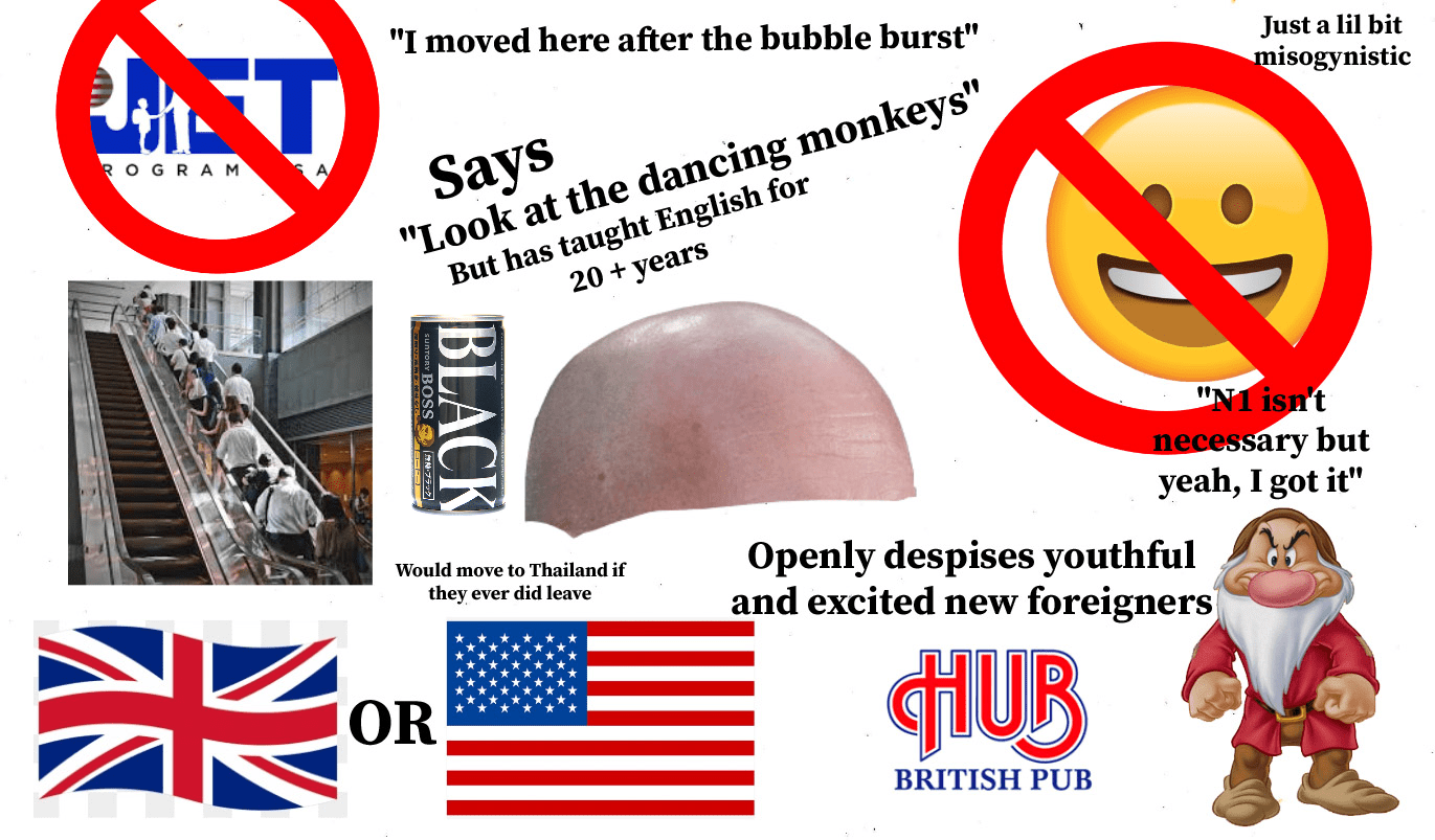 The burned out foreigner who has been living in Japan too long starter