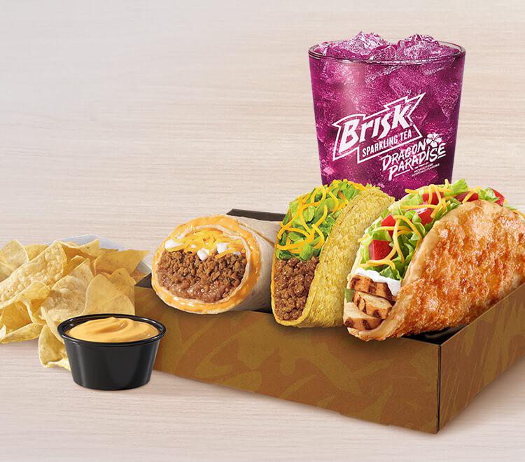 In what order do you eat your cheddar chalupa box? I just finished the