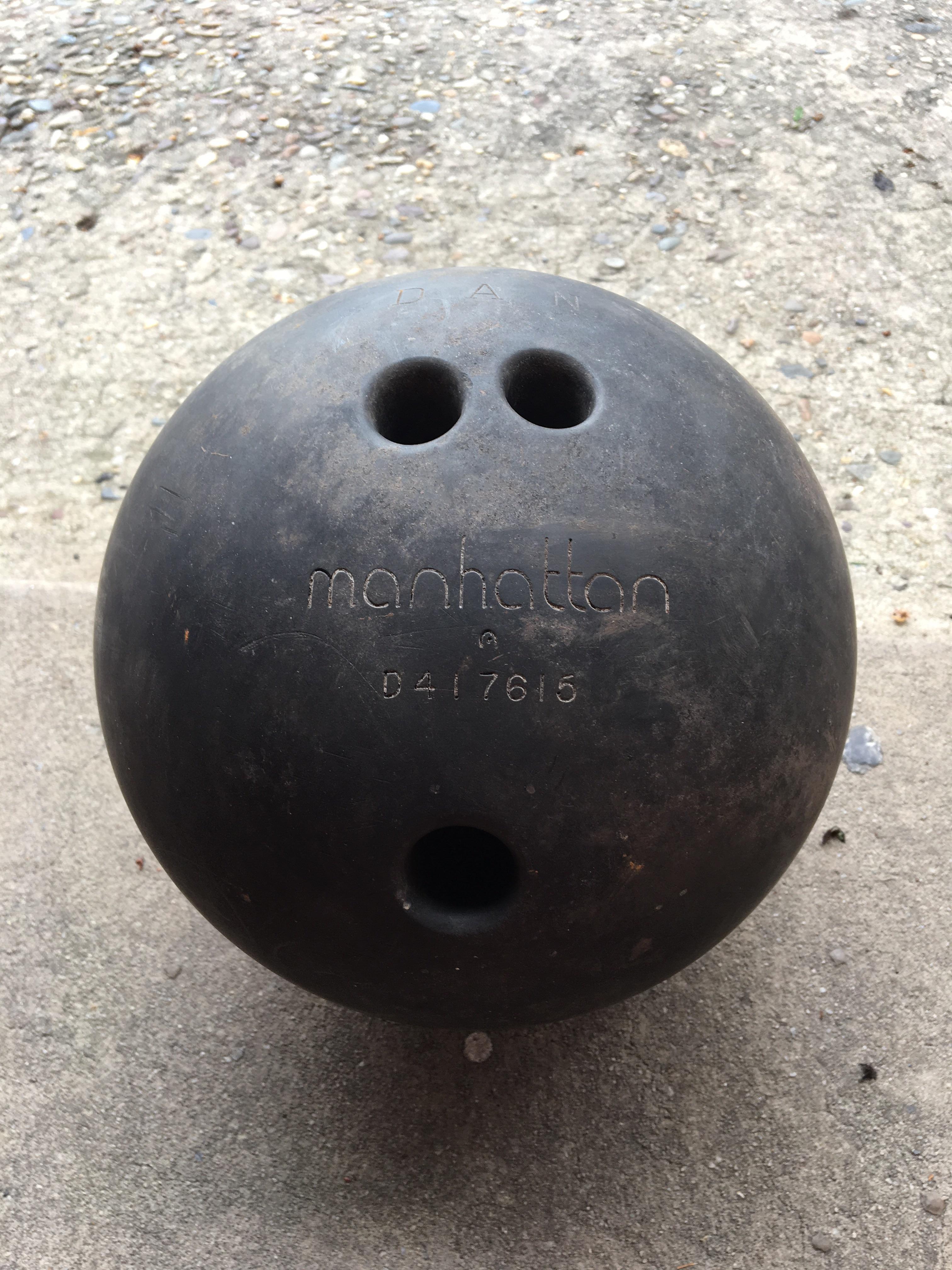 Old Rubber Bowling Balls