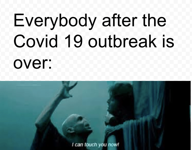 I CAN TOUCH YOU NOW r/CoronavirusMemes