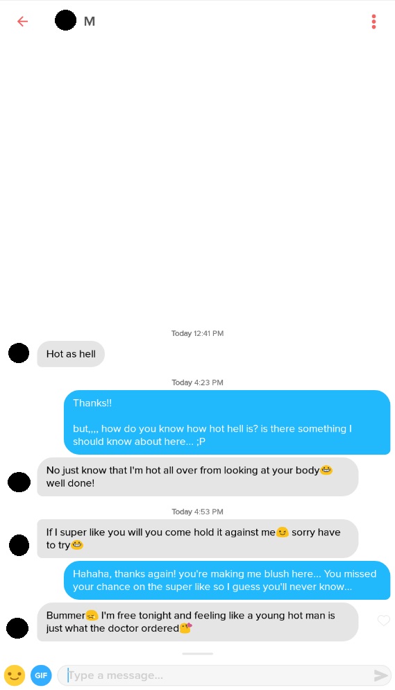 So tinder really is used for hookups... r/Tinder