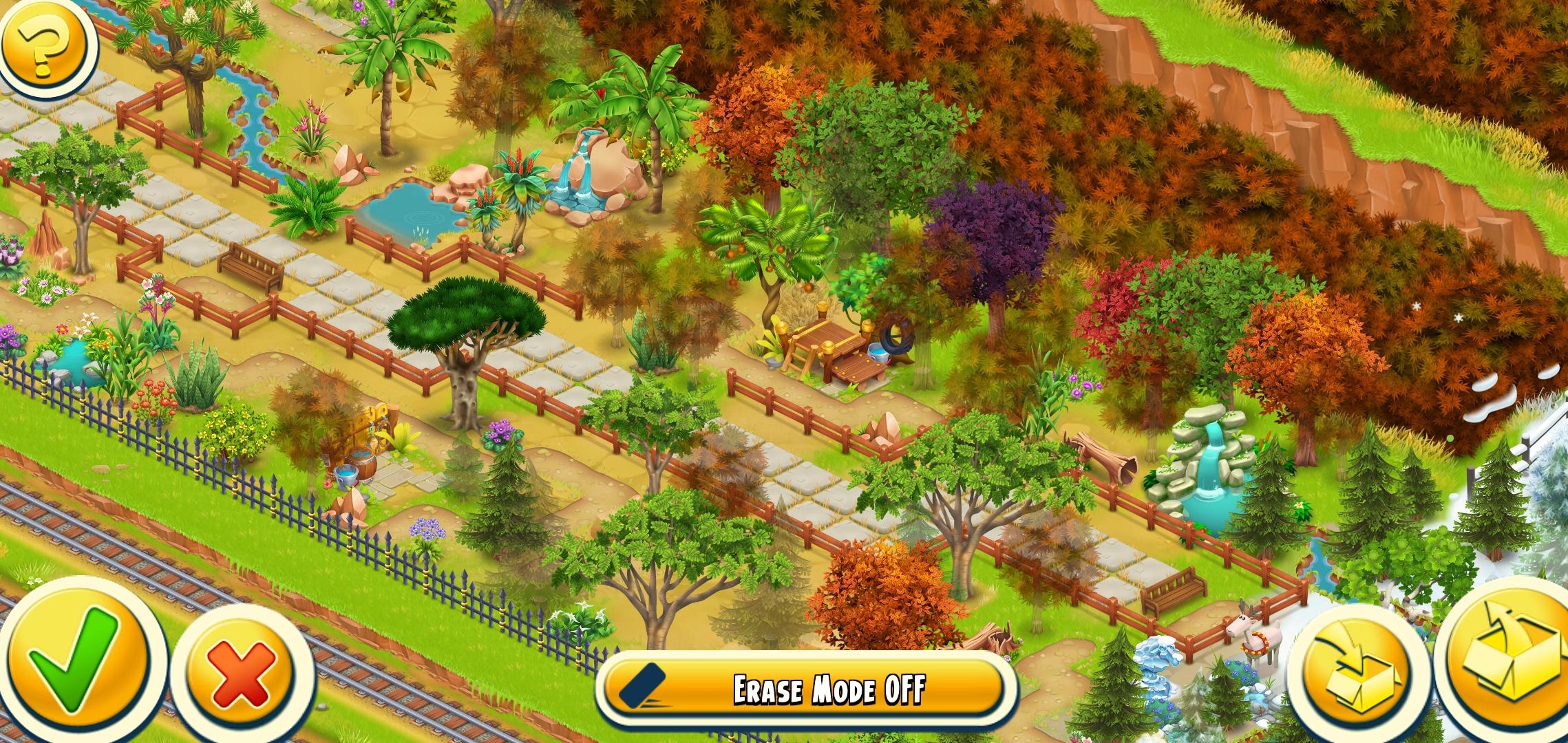 My animal sanctuary, The Zoo, so pretty in the fall. r/HayDay