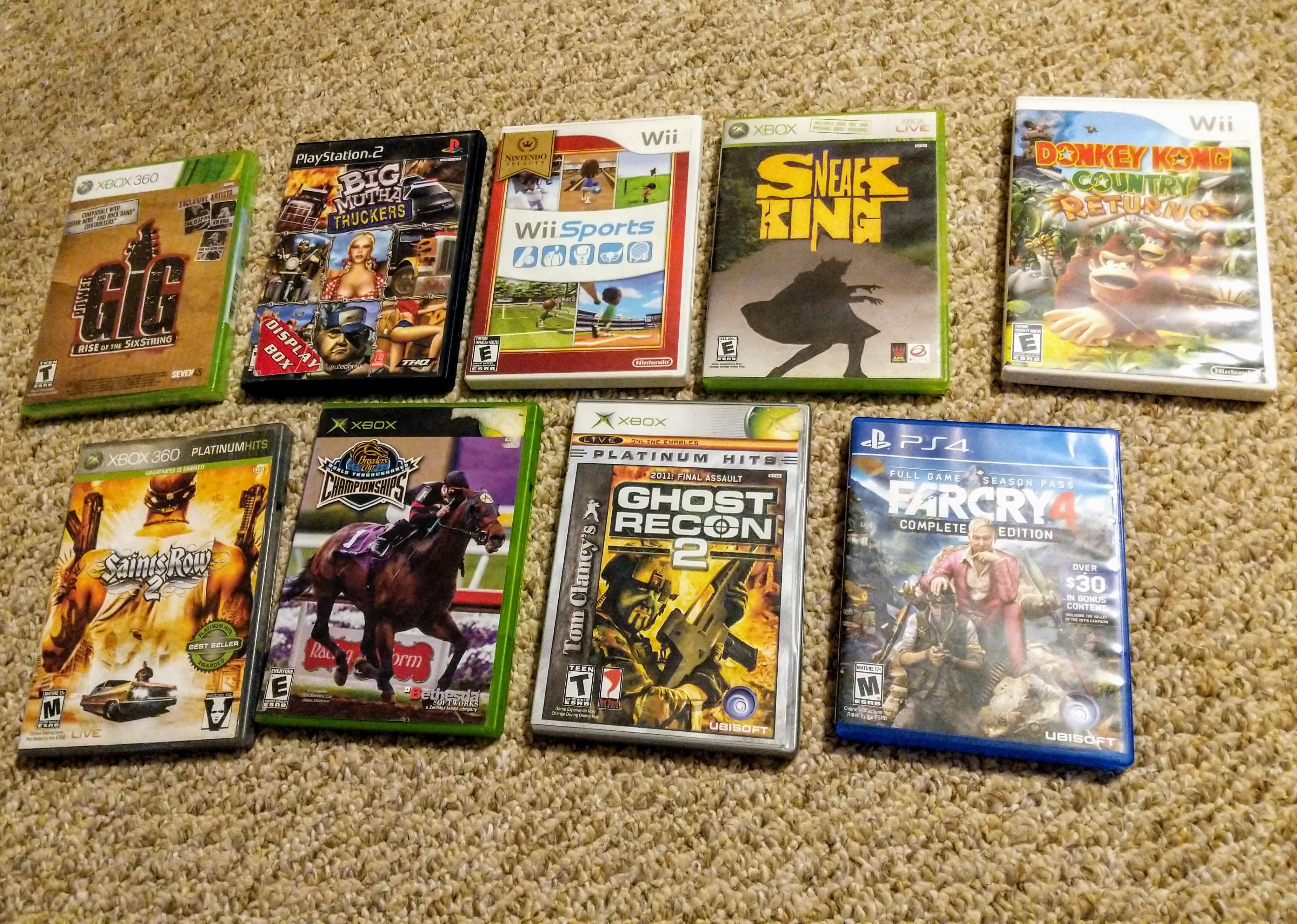 About 30 for all from a pawn shop! Happy to finally own a CIB Wii