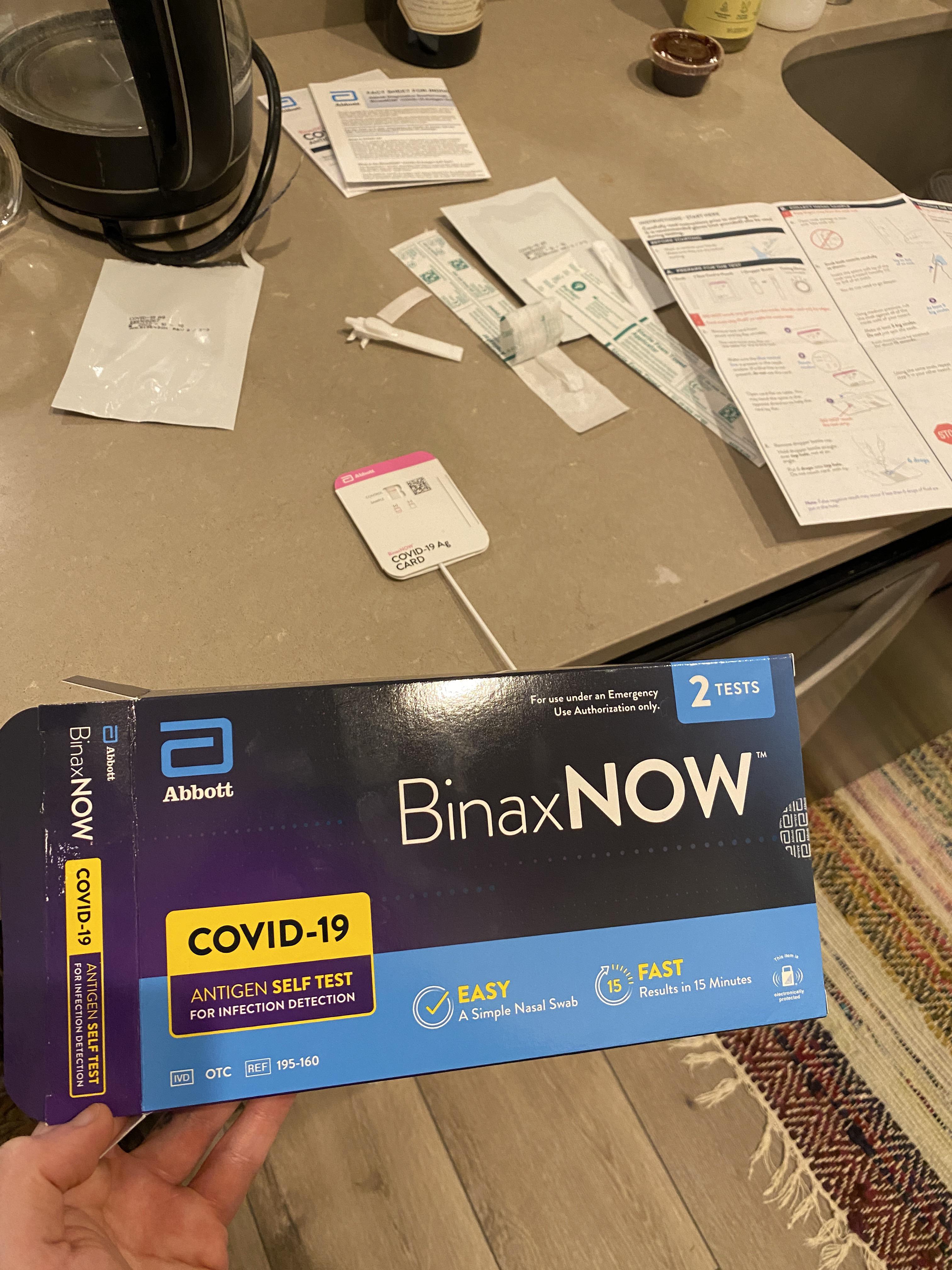 Can we leave USA to UK using BinaxNOW home test kit for international travel? r/uktravel
