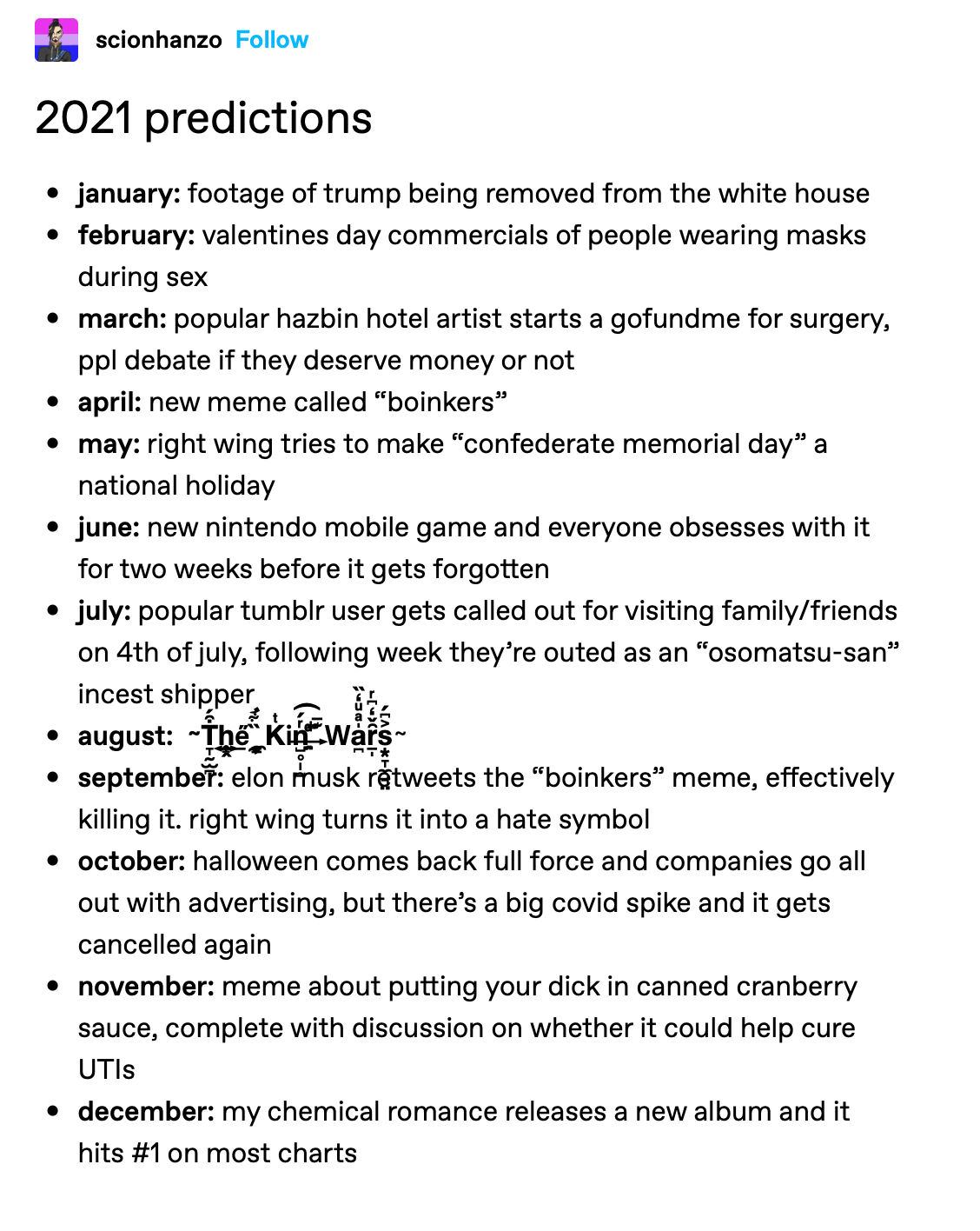 2021 predictions tumblr