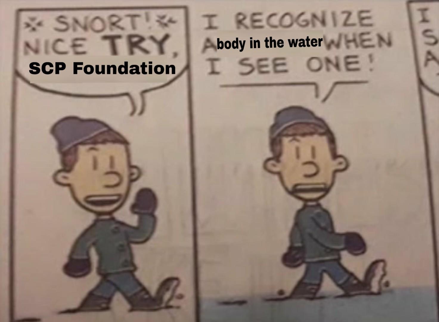 When the document tells you that you dont recognize the bodies in the