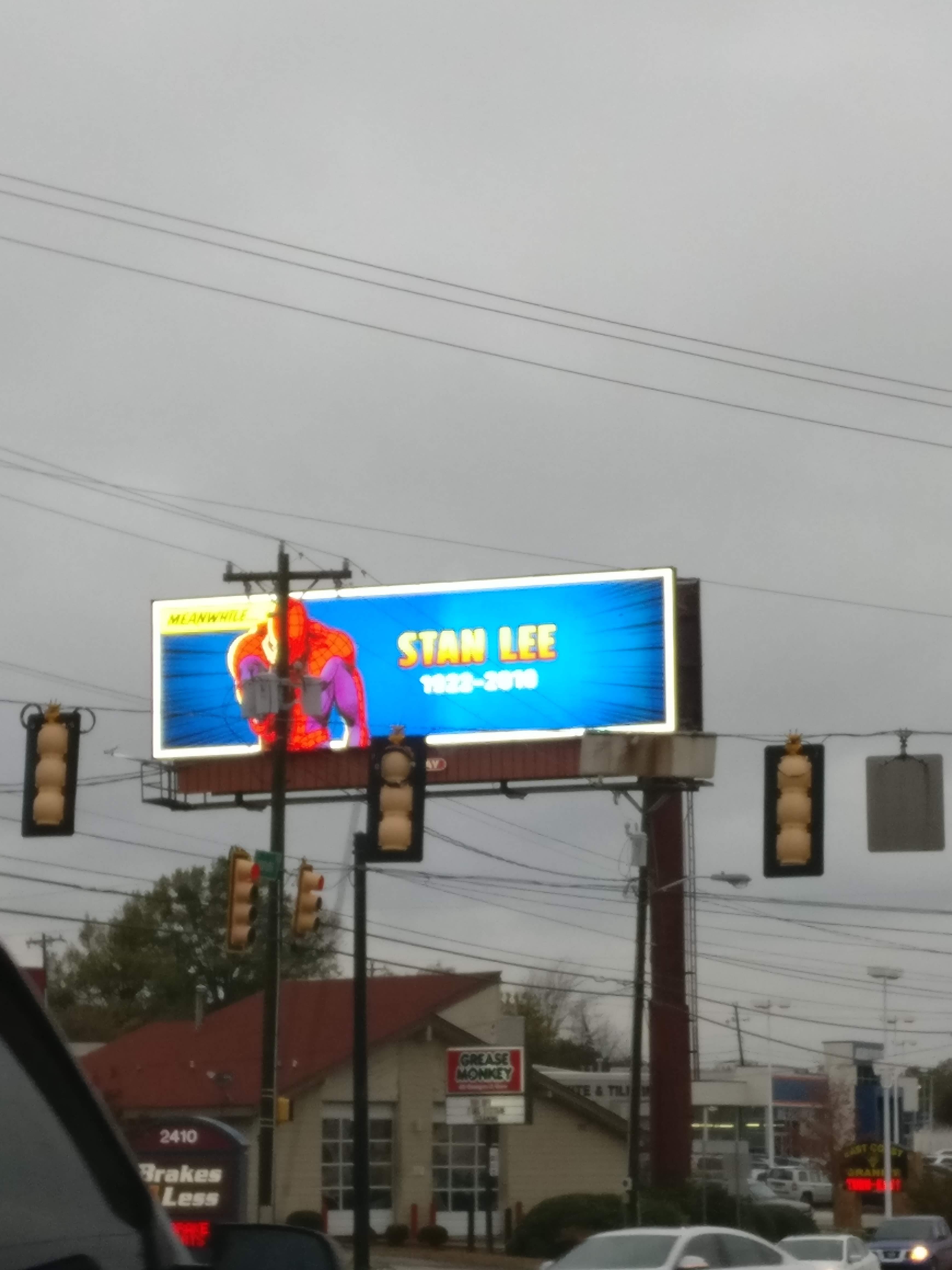 Billboard tribute in Greenville, SC r/marvelstudios