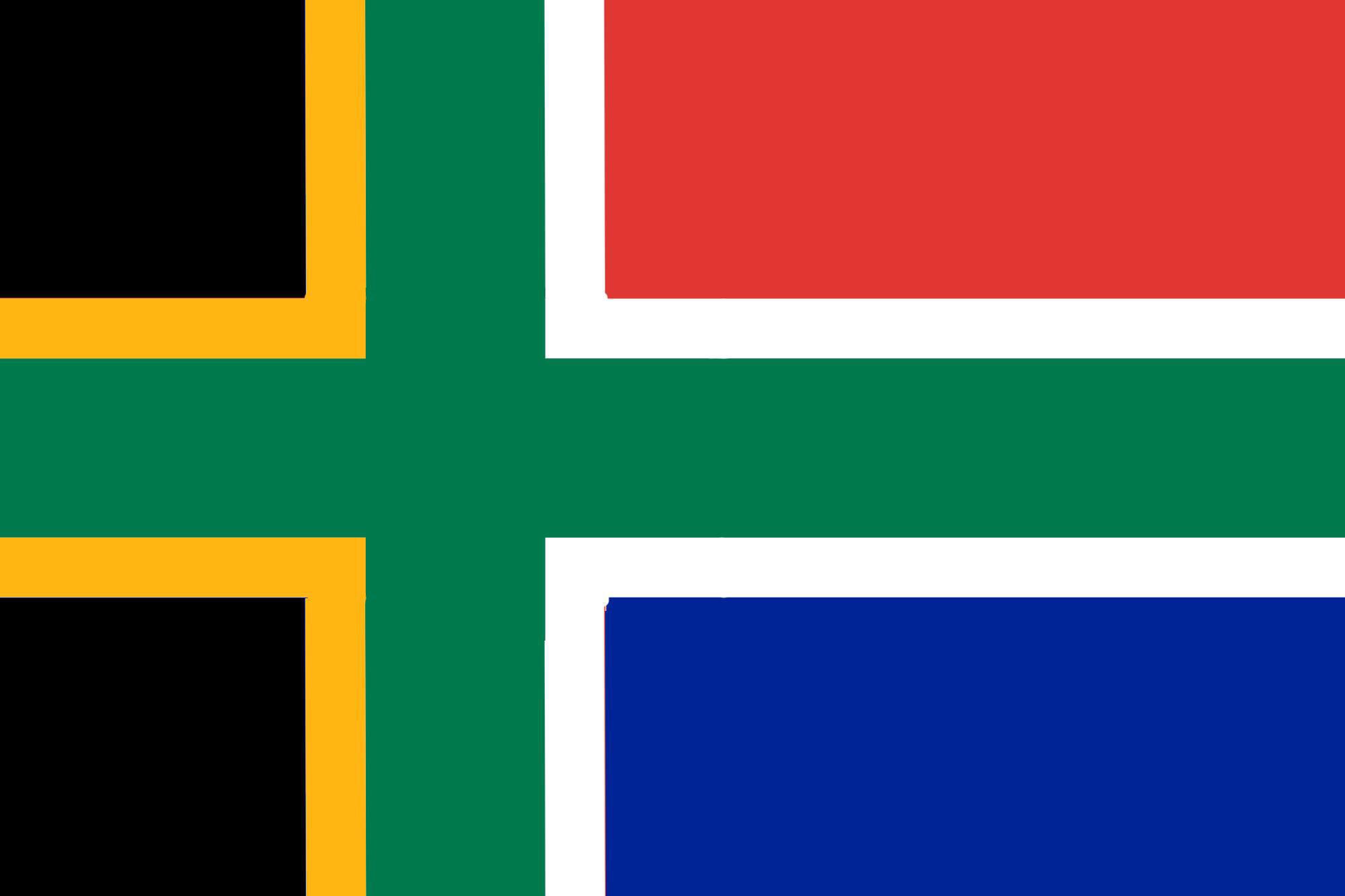 Nordic cross South Africa r/vexillology