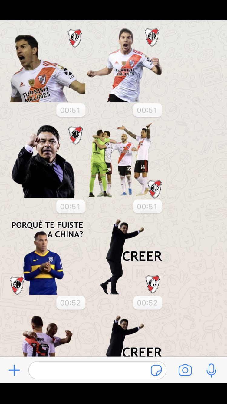 Stickers de River Plate para WhatsApp r/CARiverPlate