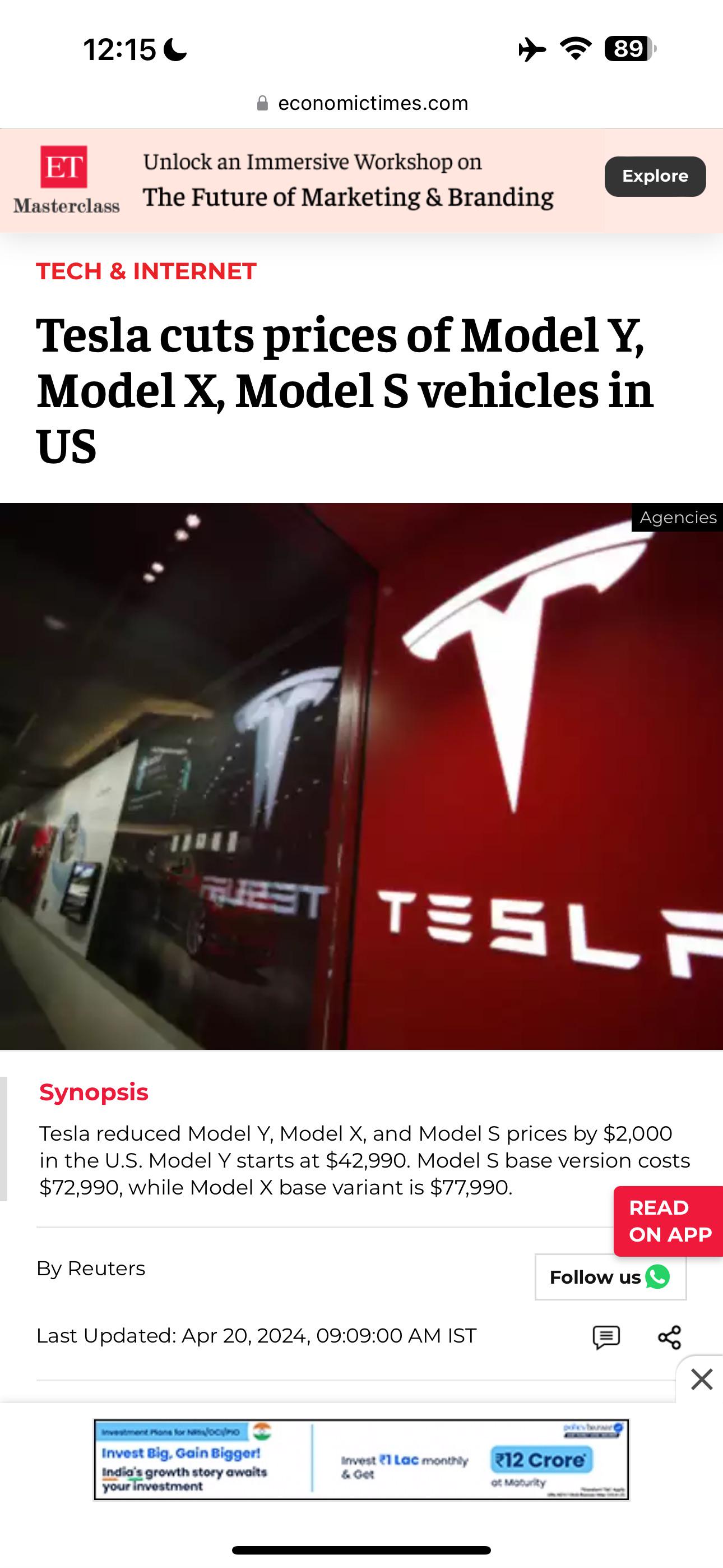 CLEARANCE AS A SIGN OF BAD NUMBERS ON TESLA’S NEXT EARNINGS ANNOUNCEMENT? r/wallstreetbets