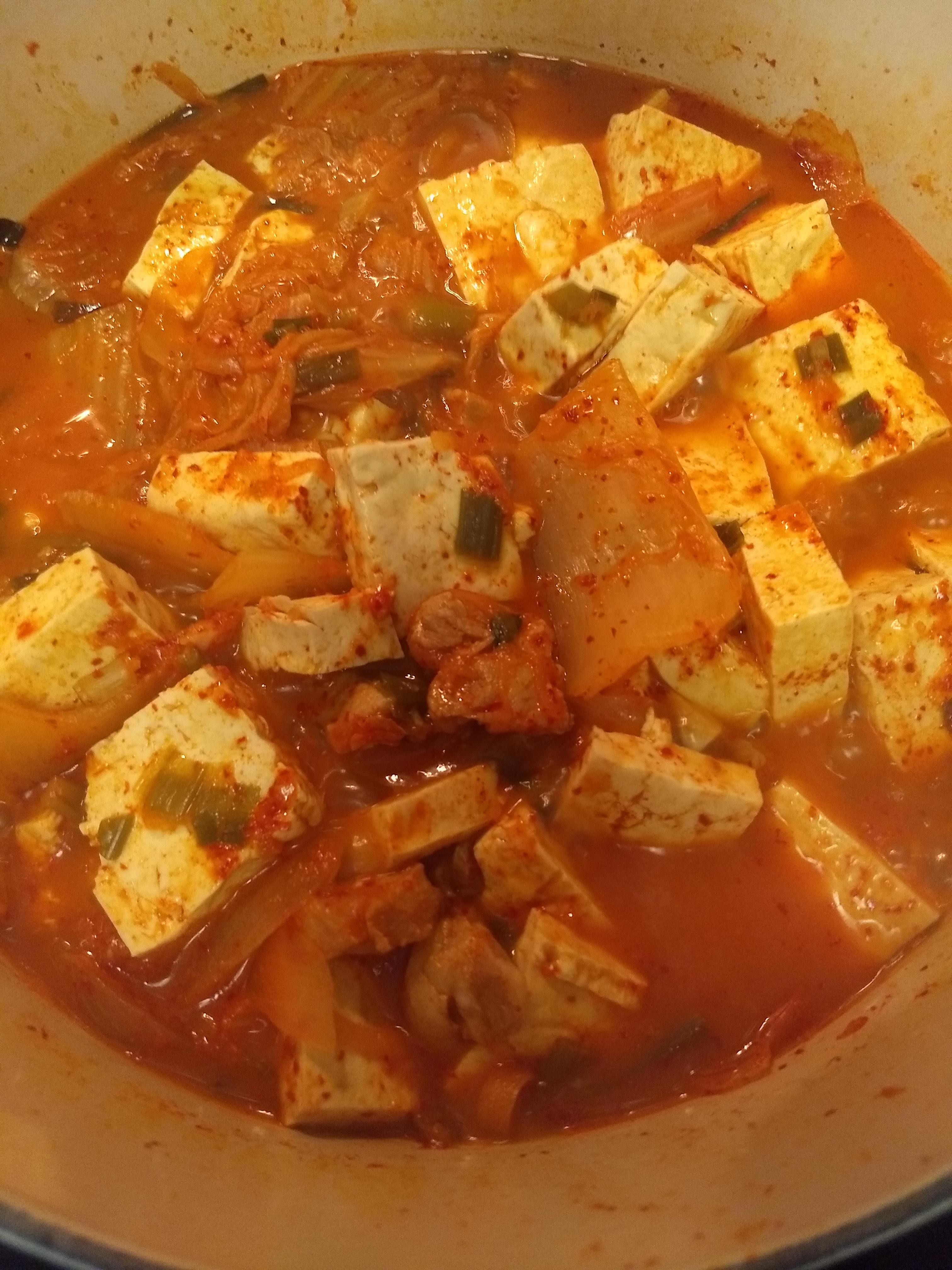 Kimchi jjigae using maangchi's recipe r/KoreanFood