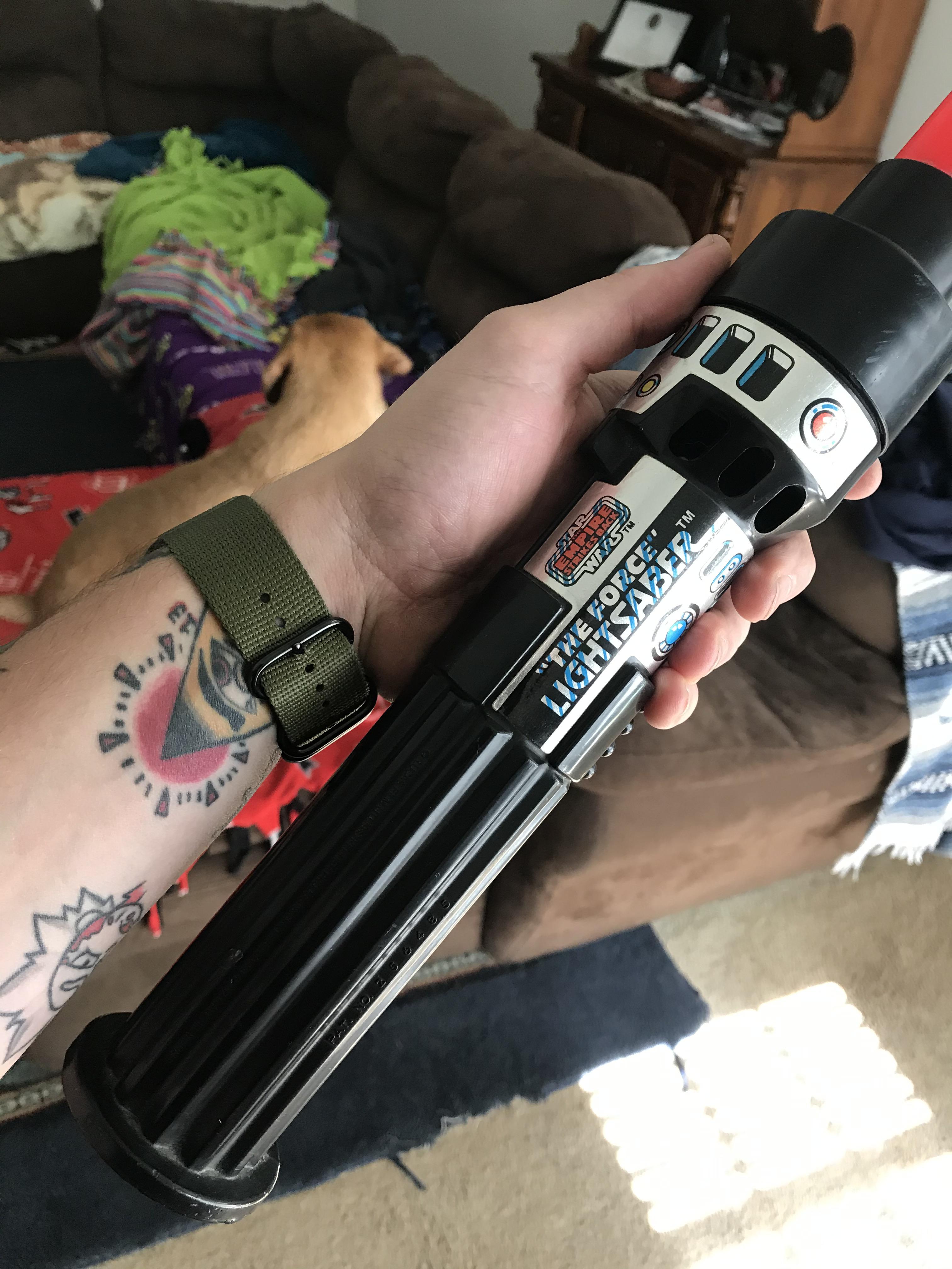 Yard sale find! 1985 ESB “The Force” Lightsaber 🤘🏻 r/lightsabers