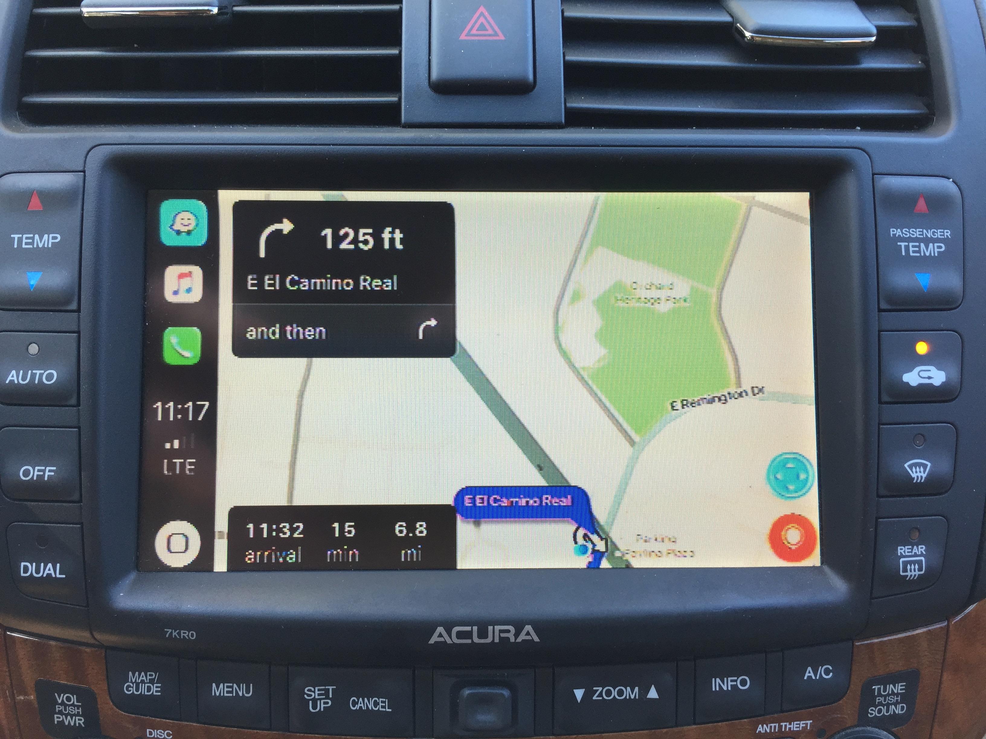 Installed CarPlay in 2006 Acura TSX CarPlay