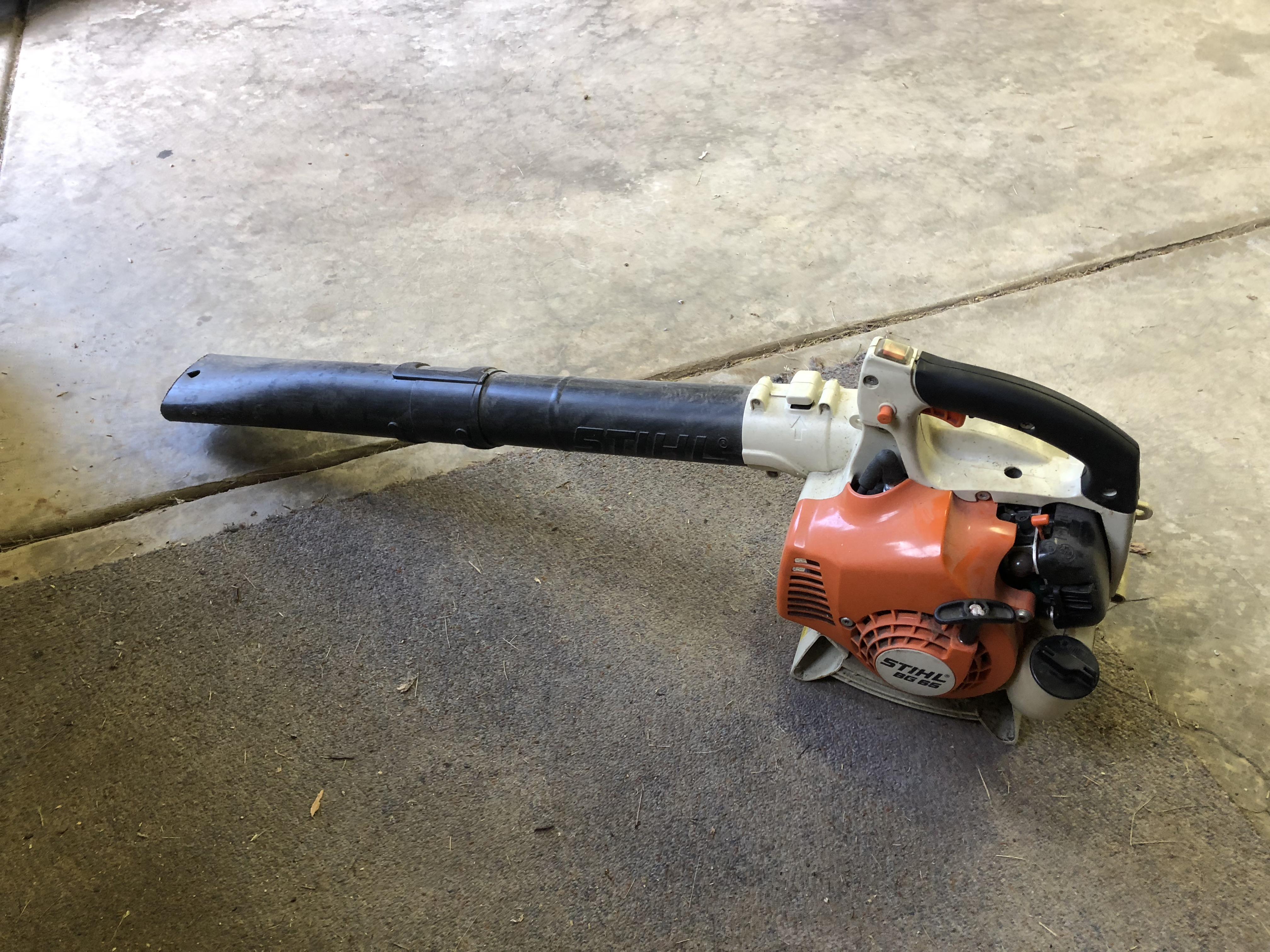 Old leaf blower with very old gas in it. Can the gas be dumped and