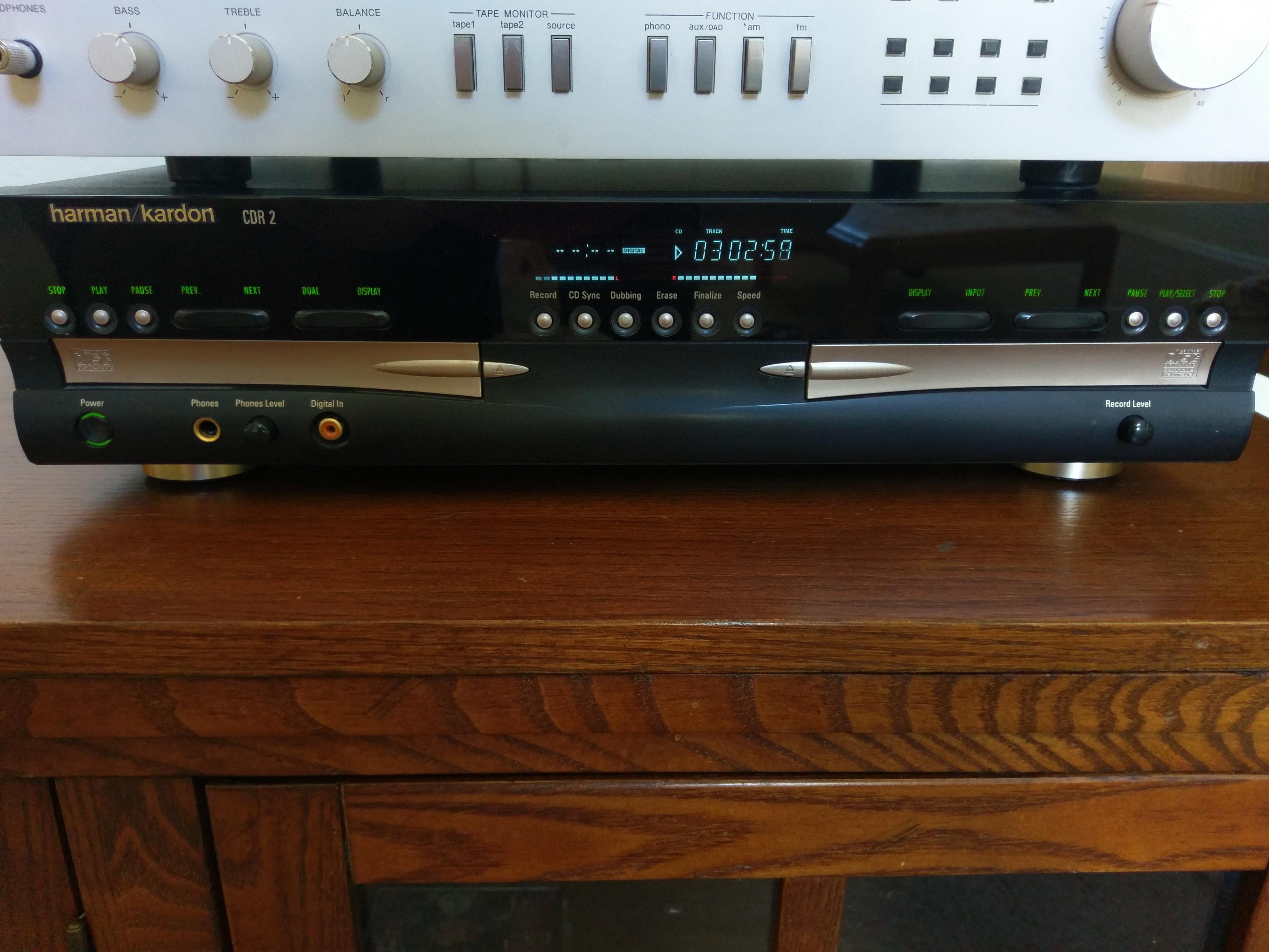 Harman Kardon CDR 2 : r/BudgetAudiophile