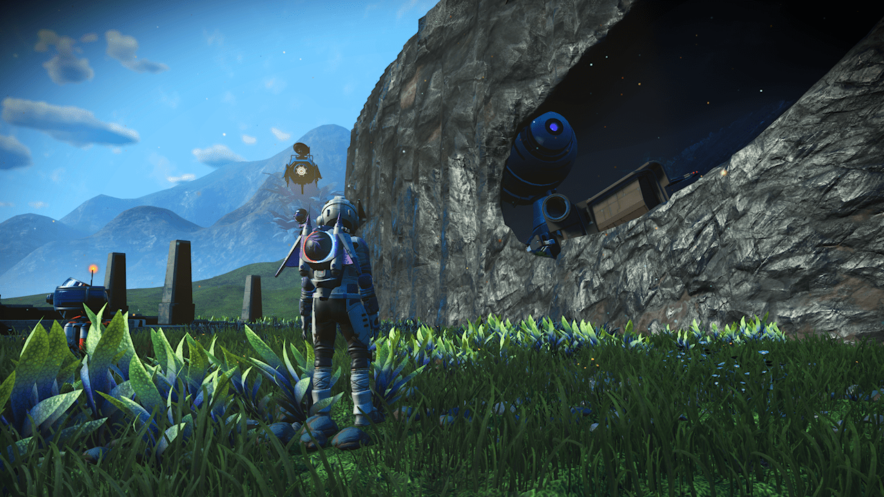 My Portal base has a built in ship alcove lol NoMansSkyTheGame