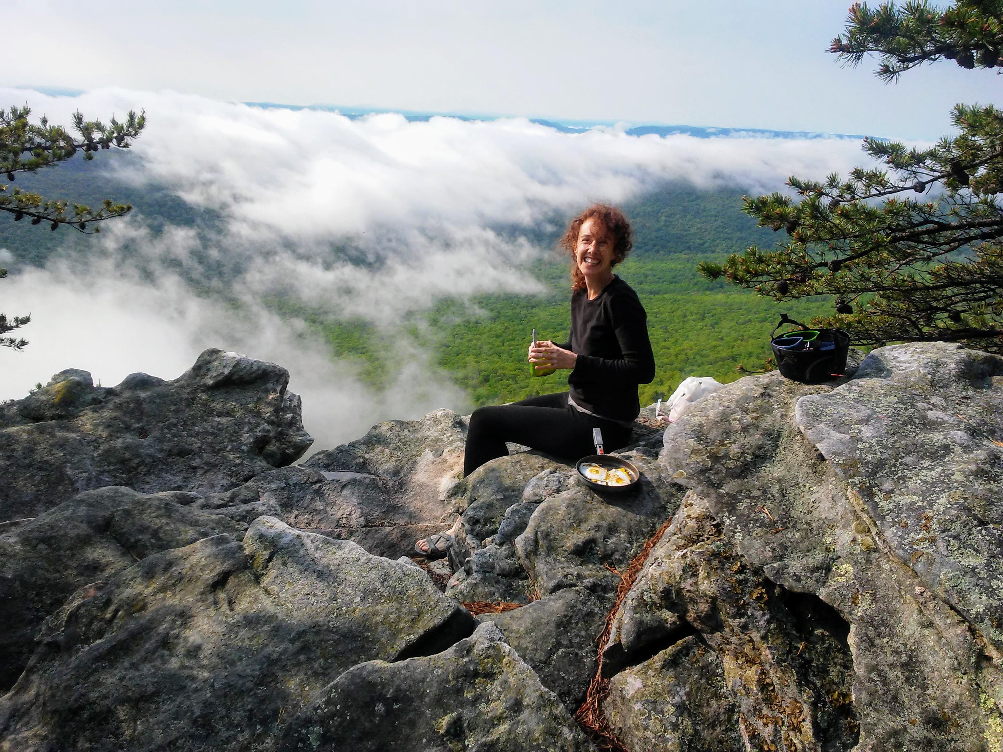 Weekend backpacking trip to Opa Lookout, Virginia. Travel doesn't mean