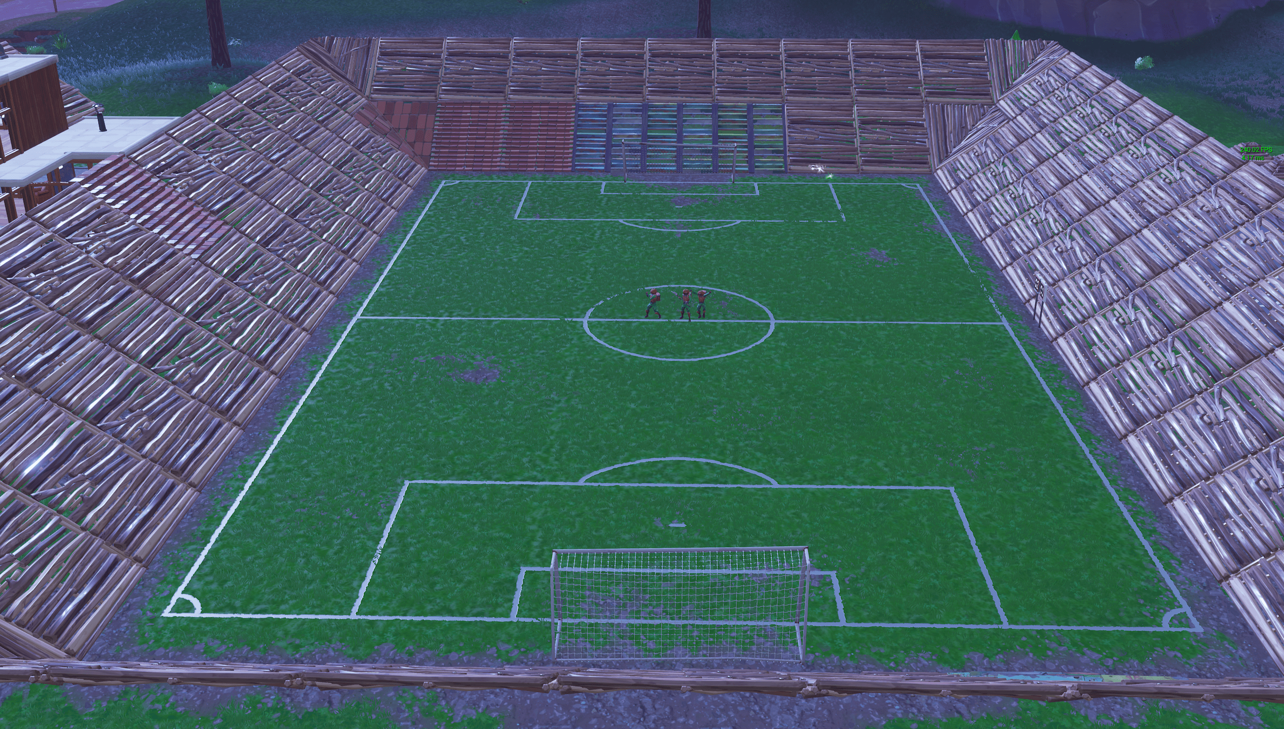 The football field the football stadium r/FortNiteBR