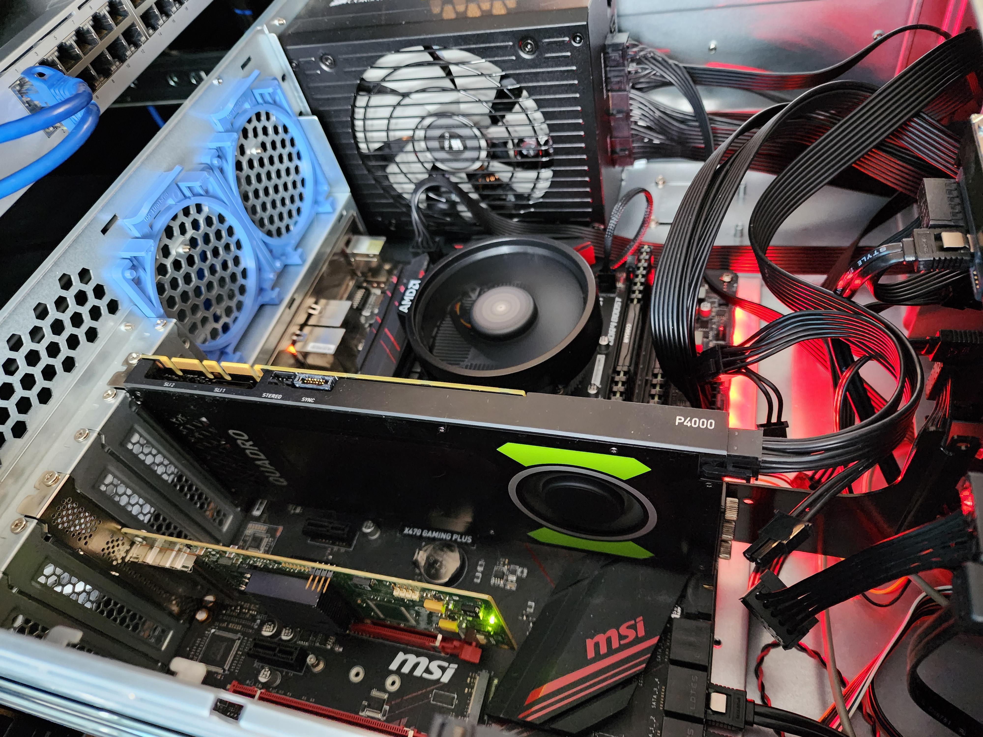 Picked up a Quadro P4000 for 120 r/homelab