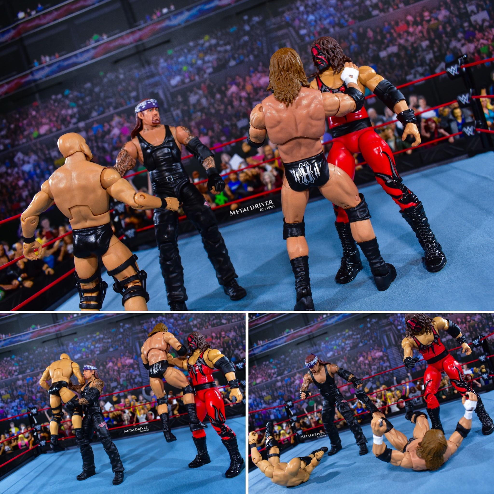 The Brothers of Destruction with a double chokeslam! r/ActionFigures