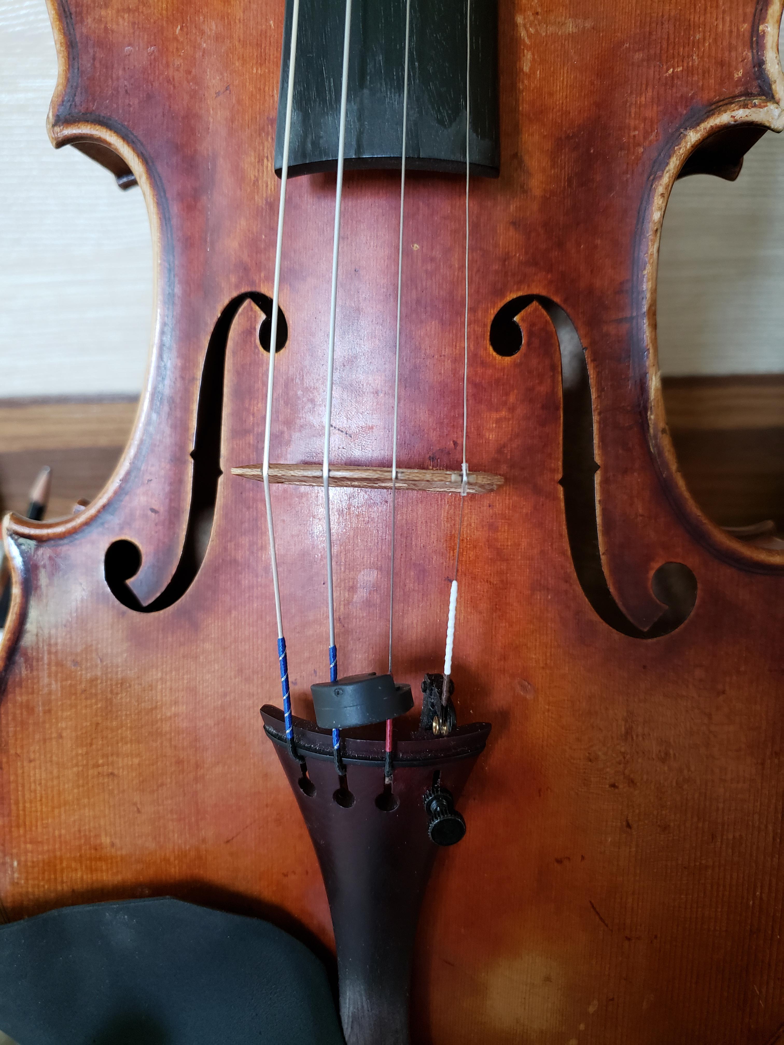 I just got my Warchal string set in the mail, with their special coily "nowhistle E". I really