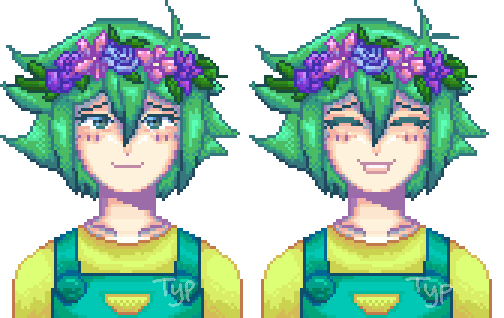 fanmade basil sprites!!! OMORI