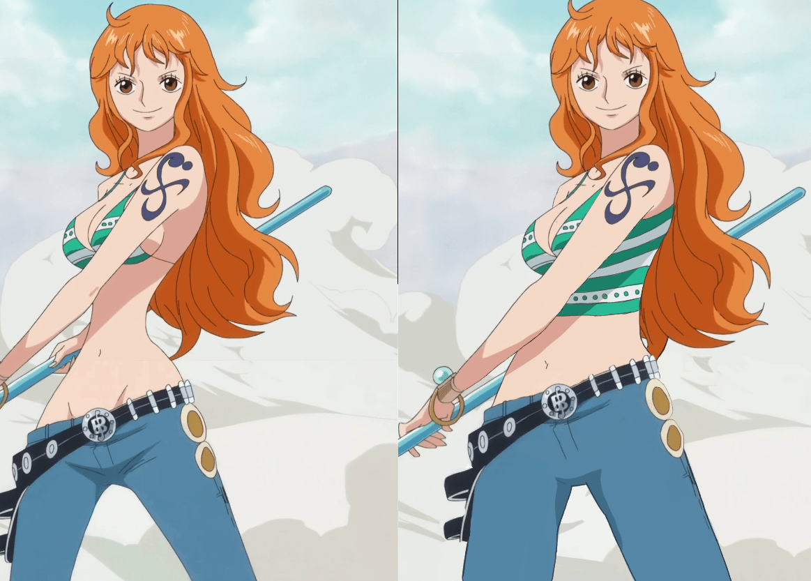 Art Fix? Of Nami from One piece. Explanation in comments. r