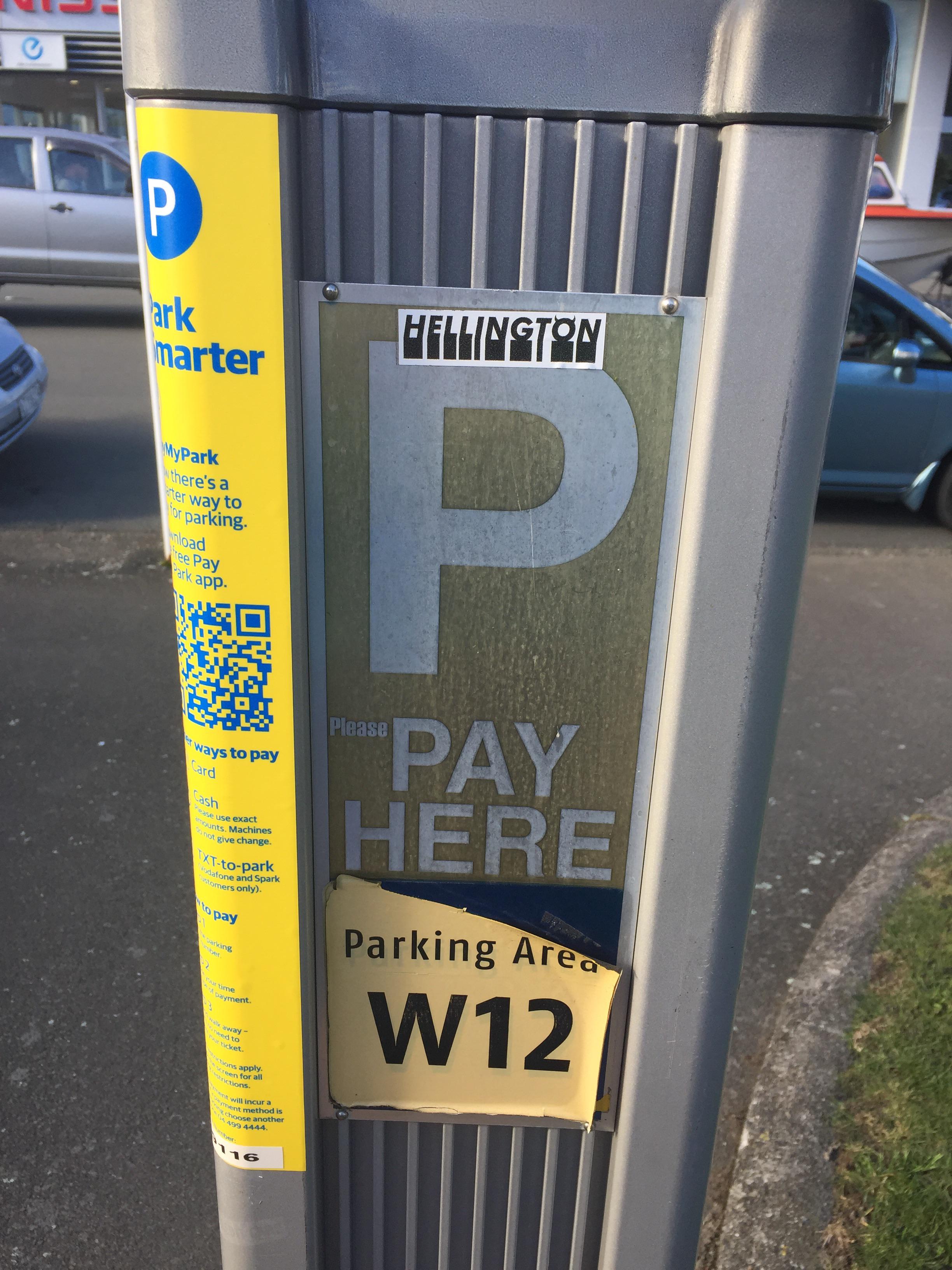 Parking Area in Wellington, New Zealand r/MildlyVandalised