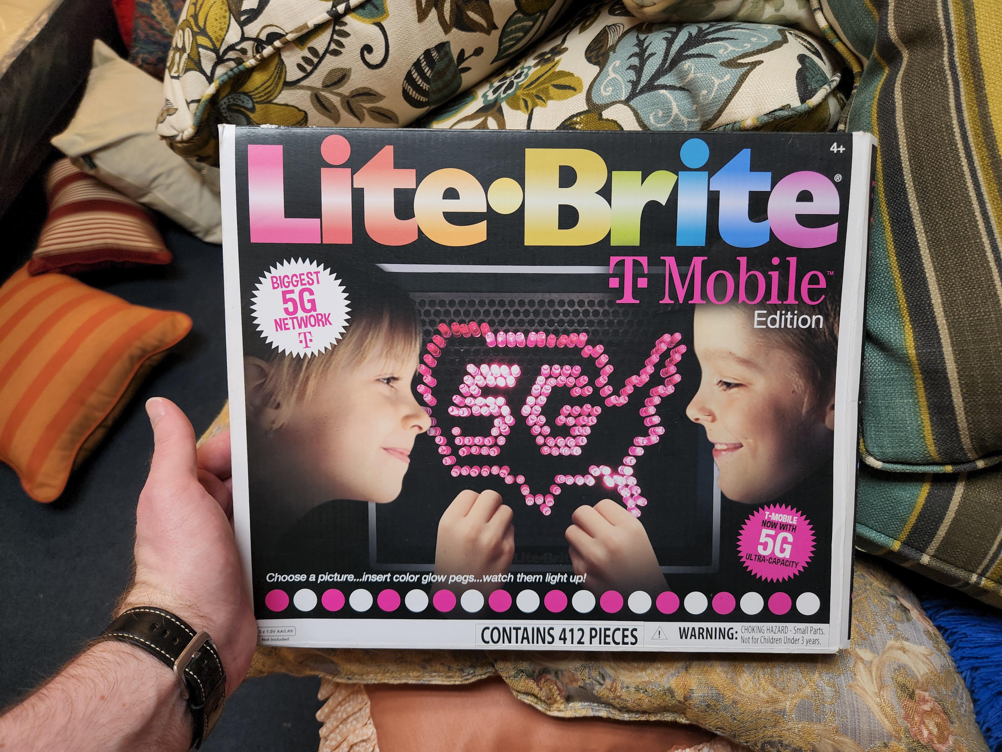 I found a T-mobile Lite Brite while thrifting. Two questions: How and