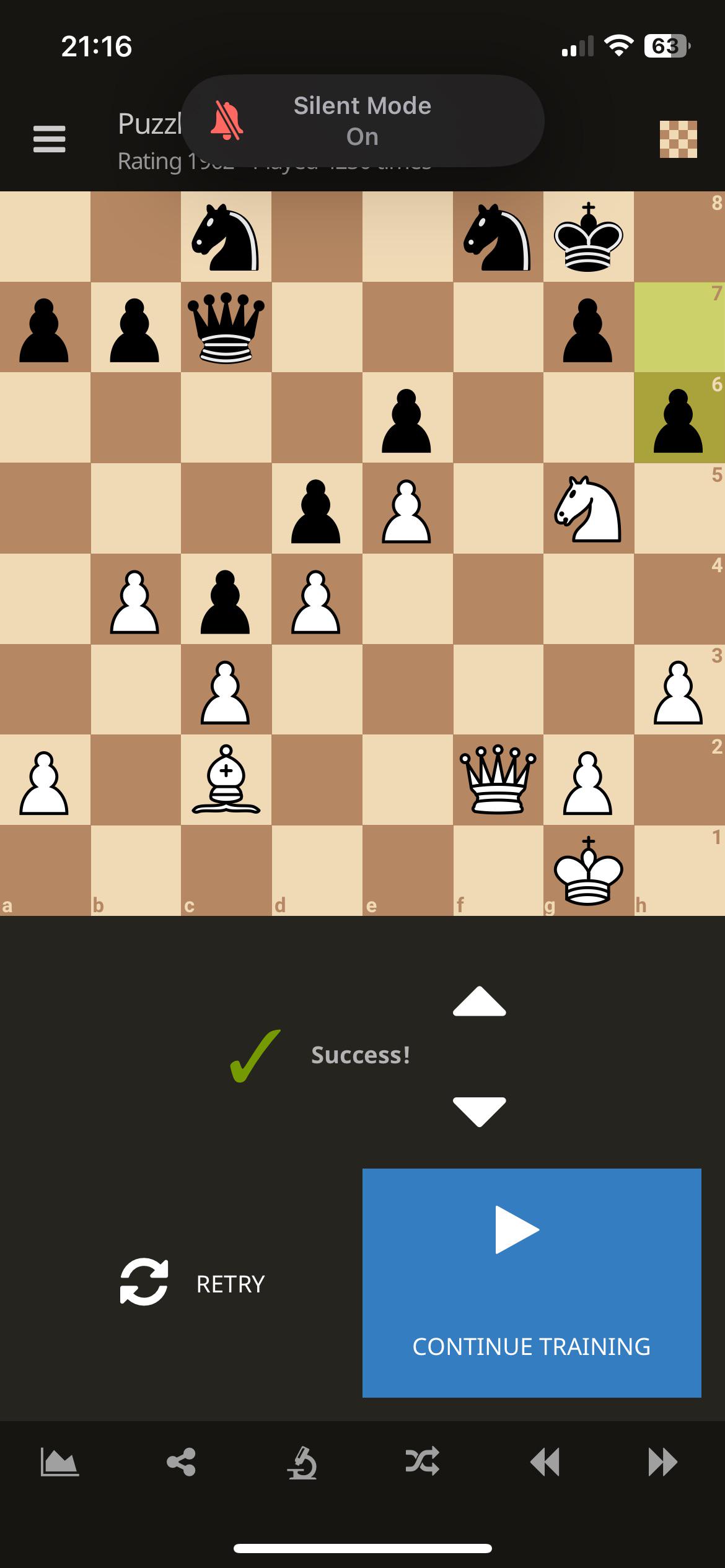 Problem with Lichess Puzzle r/chessbeginners