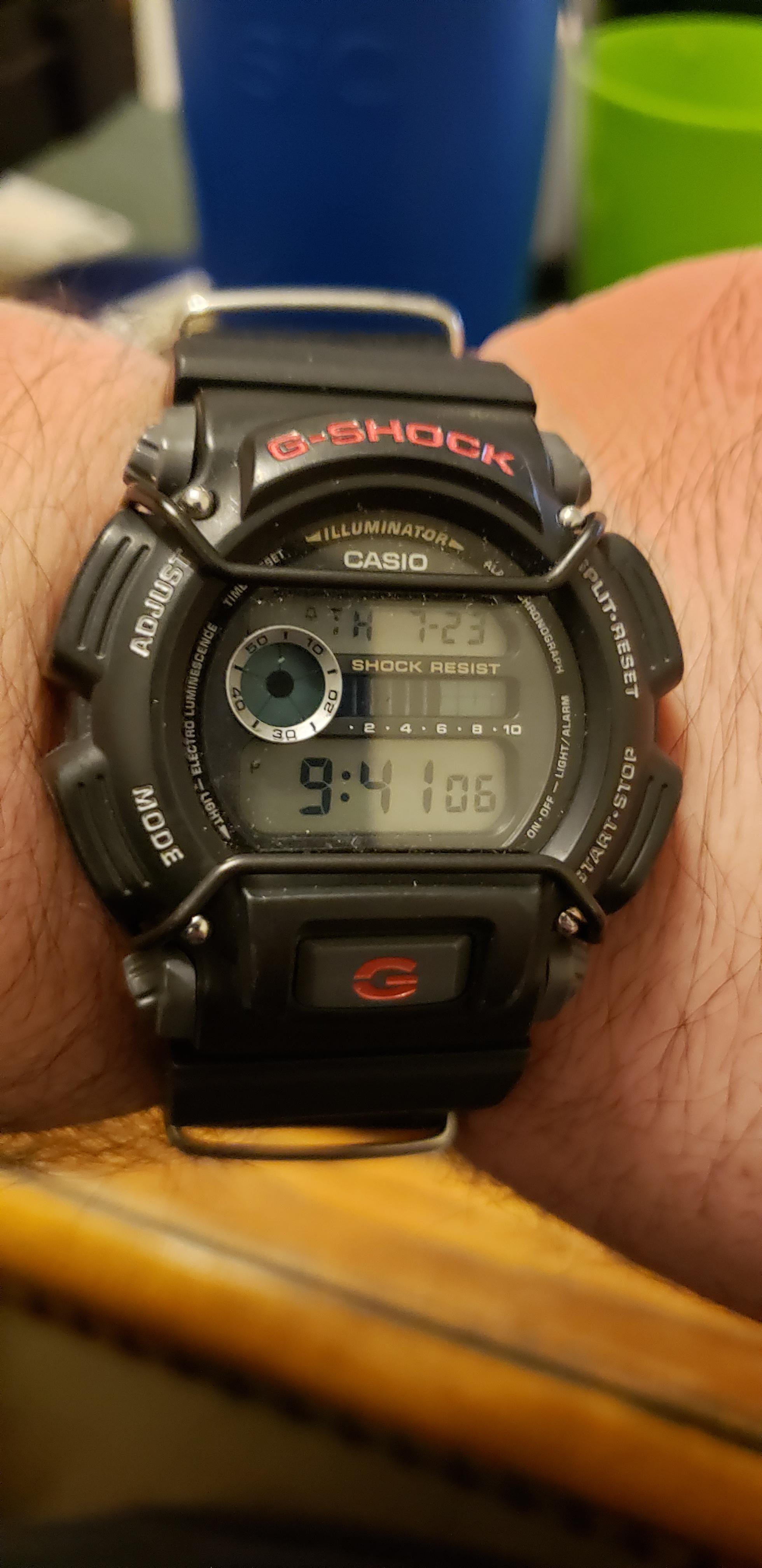 The trusty ol' DW9052 GShock, finally had to change the battery! Jays