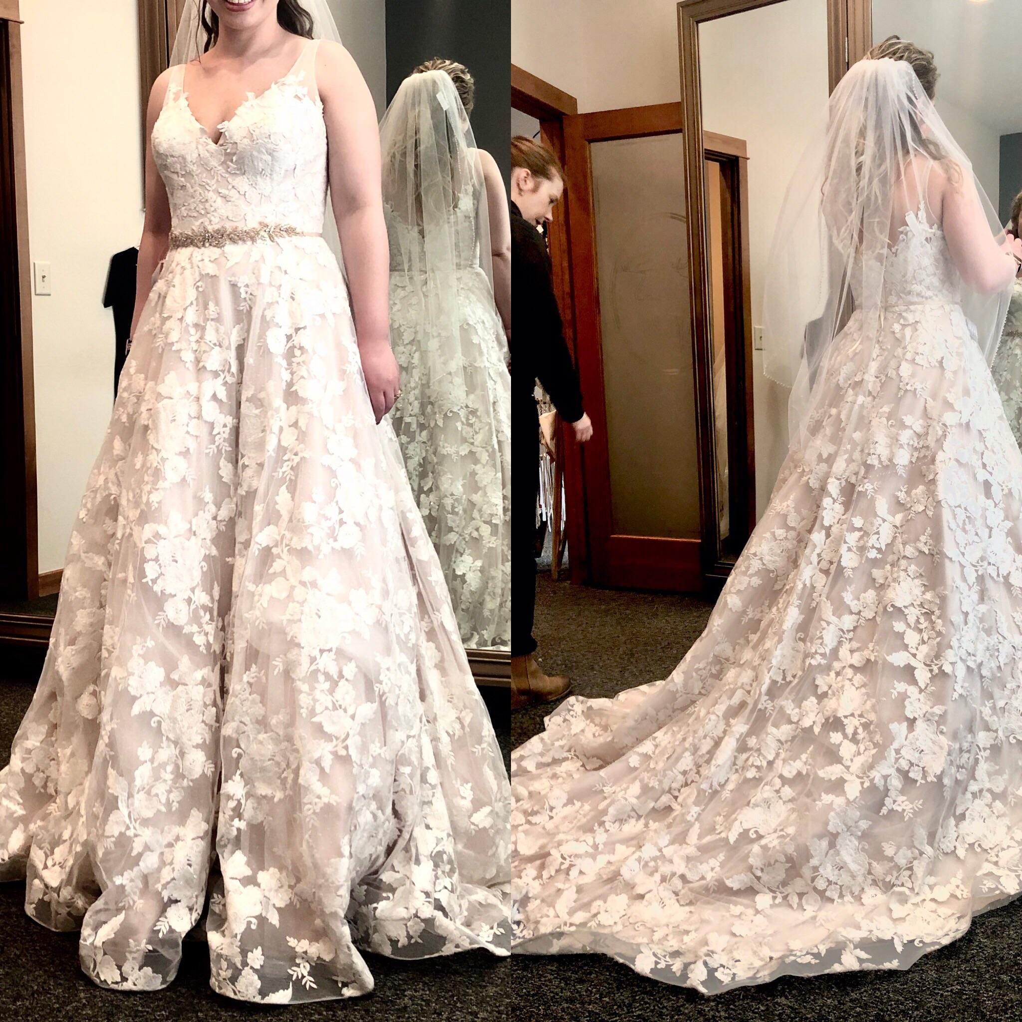 After trying dresses on in 3 different states, 7 boutiques, and