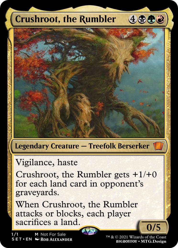 land destruction commander r/custommagic