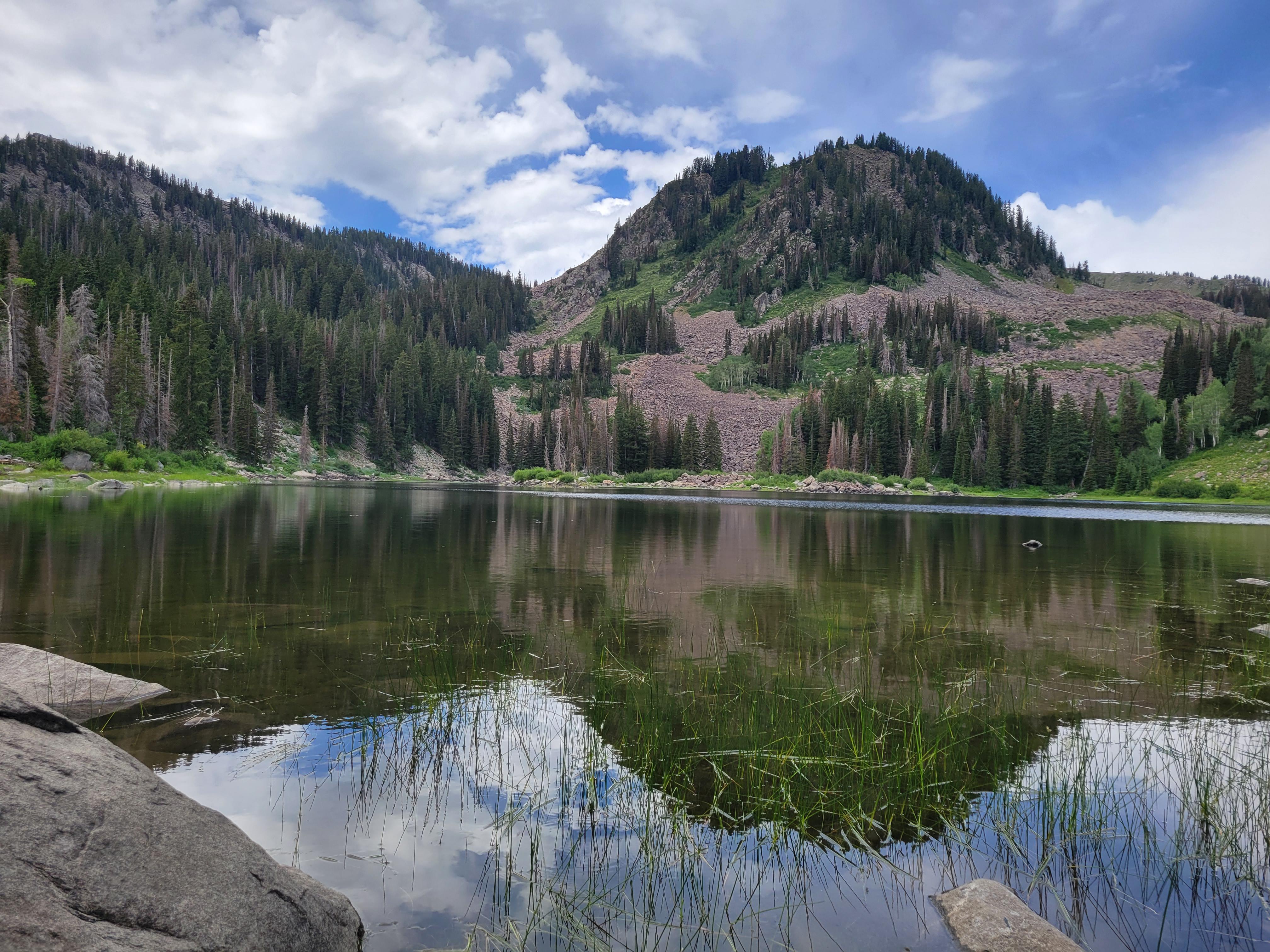 lake at Bonanza Flats, UT hiking