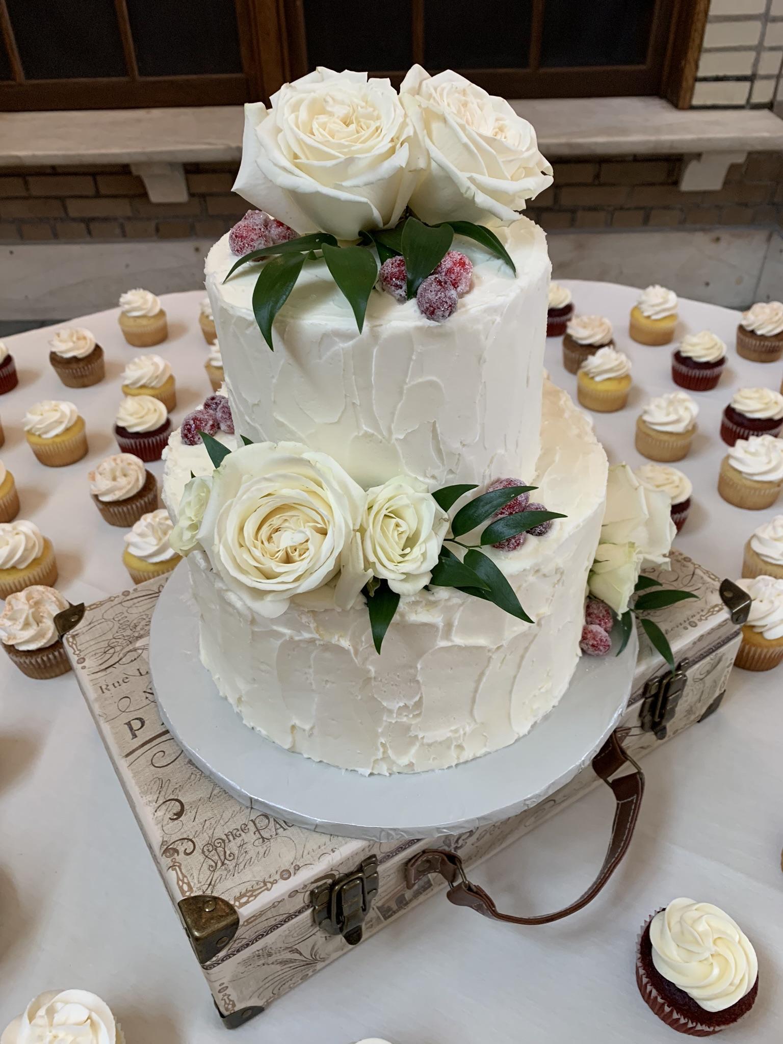 My second wedding cake lemon with Bavarian cream and